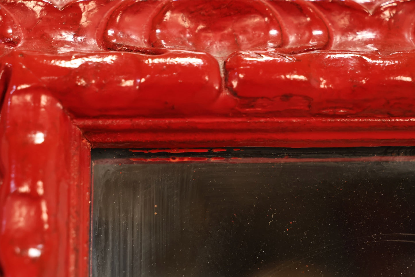 Scarlet Carved Wall Mirror