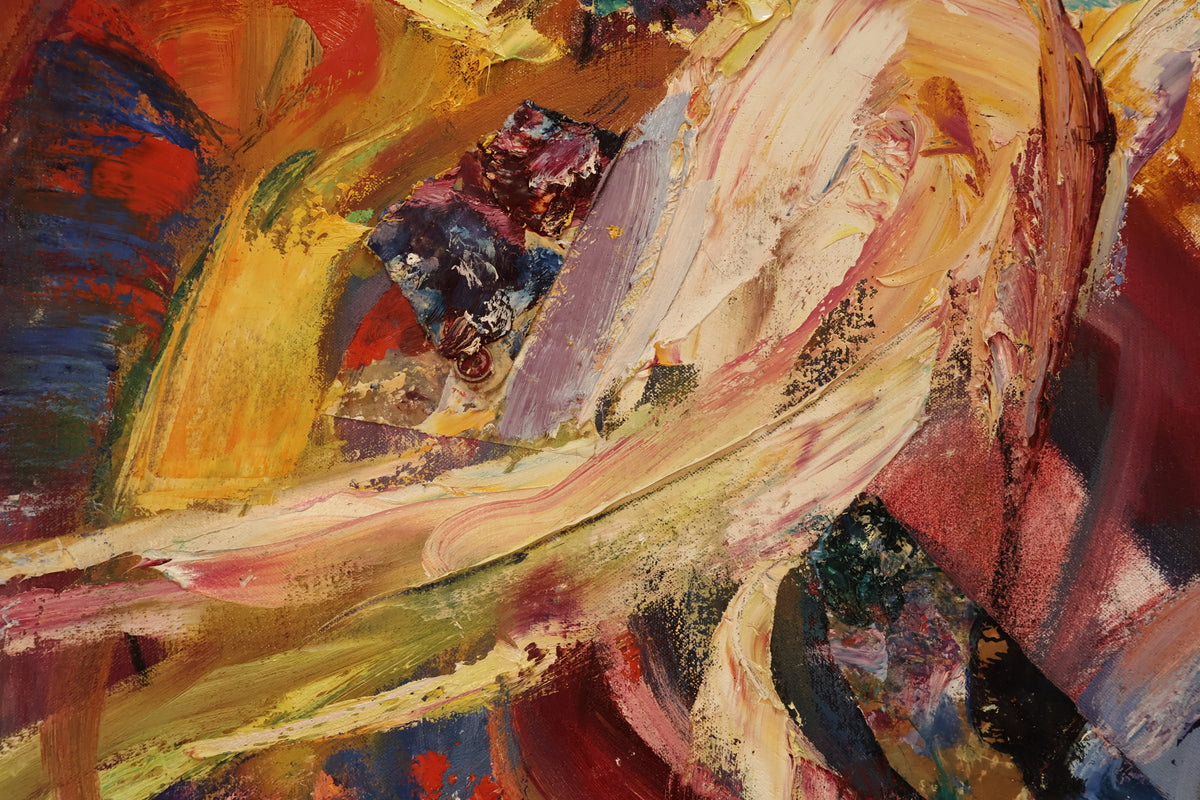 Large "Vibrant Dance" Painting