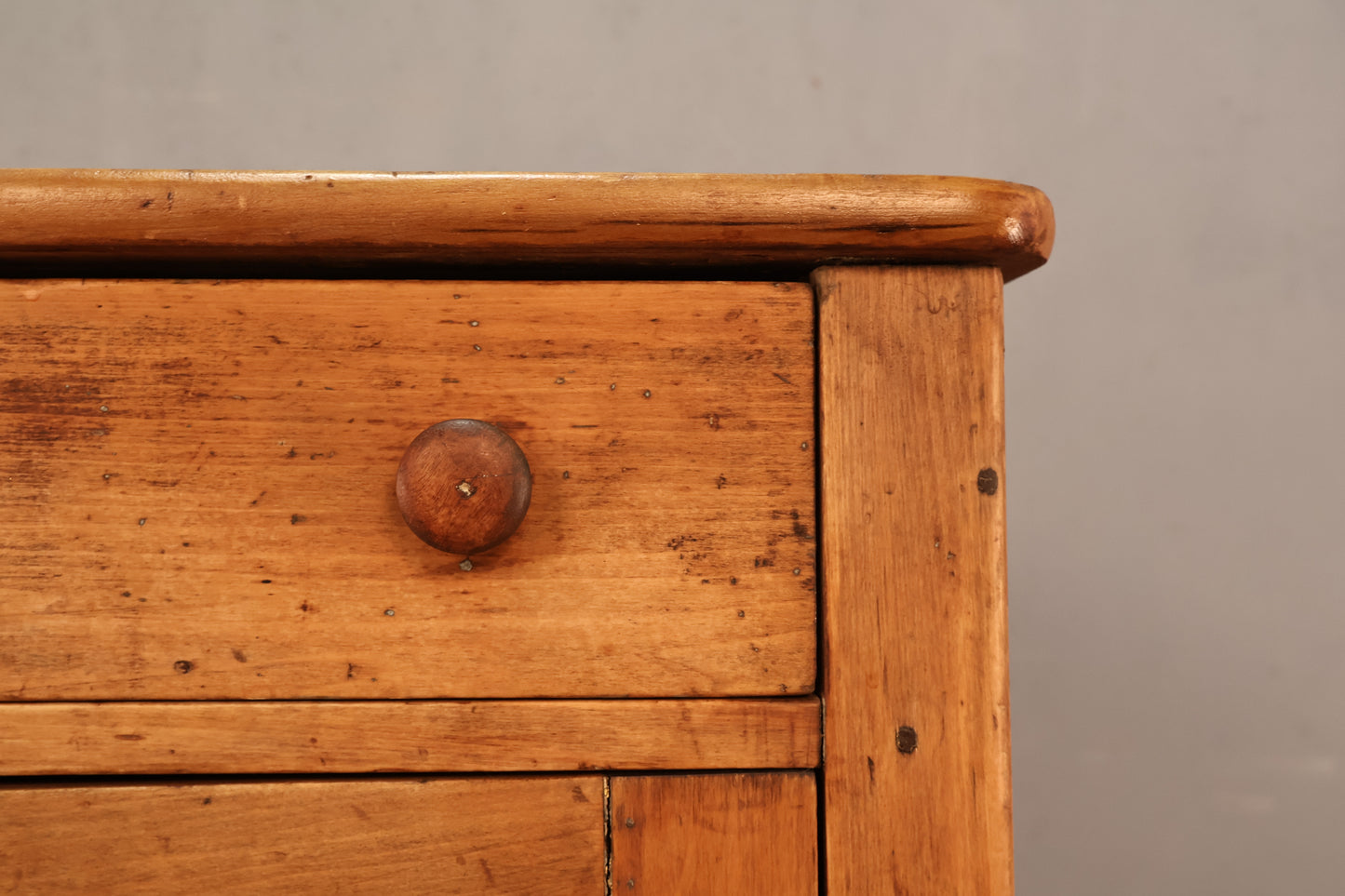 Antique Pine 2-Door Cabinet - ONLINE ONLY