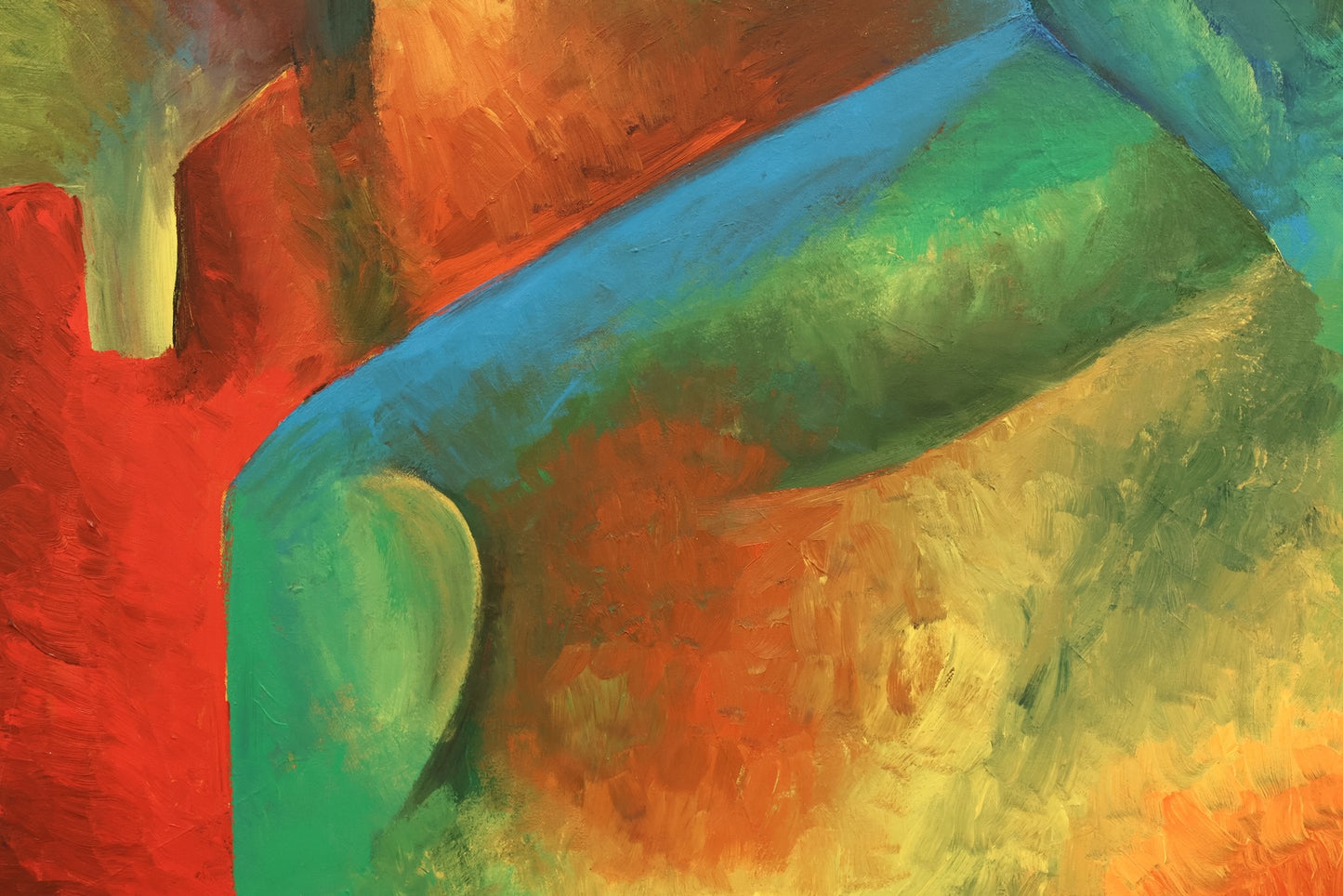 Abstract Figure Study Painting