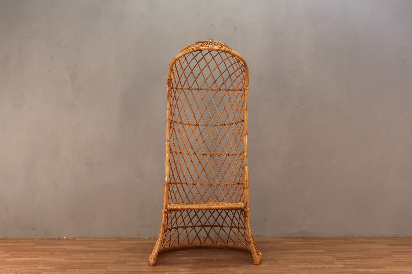 Tall Rattan & Wicker Porter's Chair - ONLINE ONLY