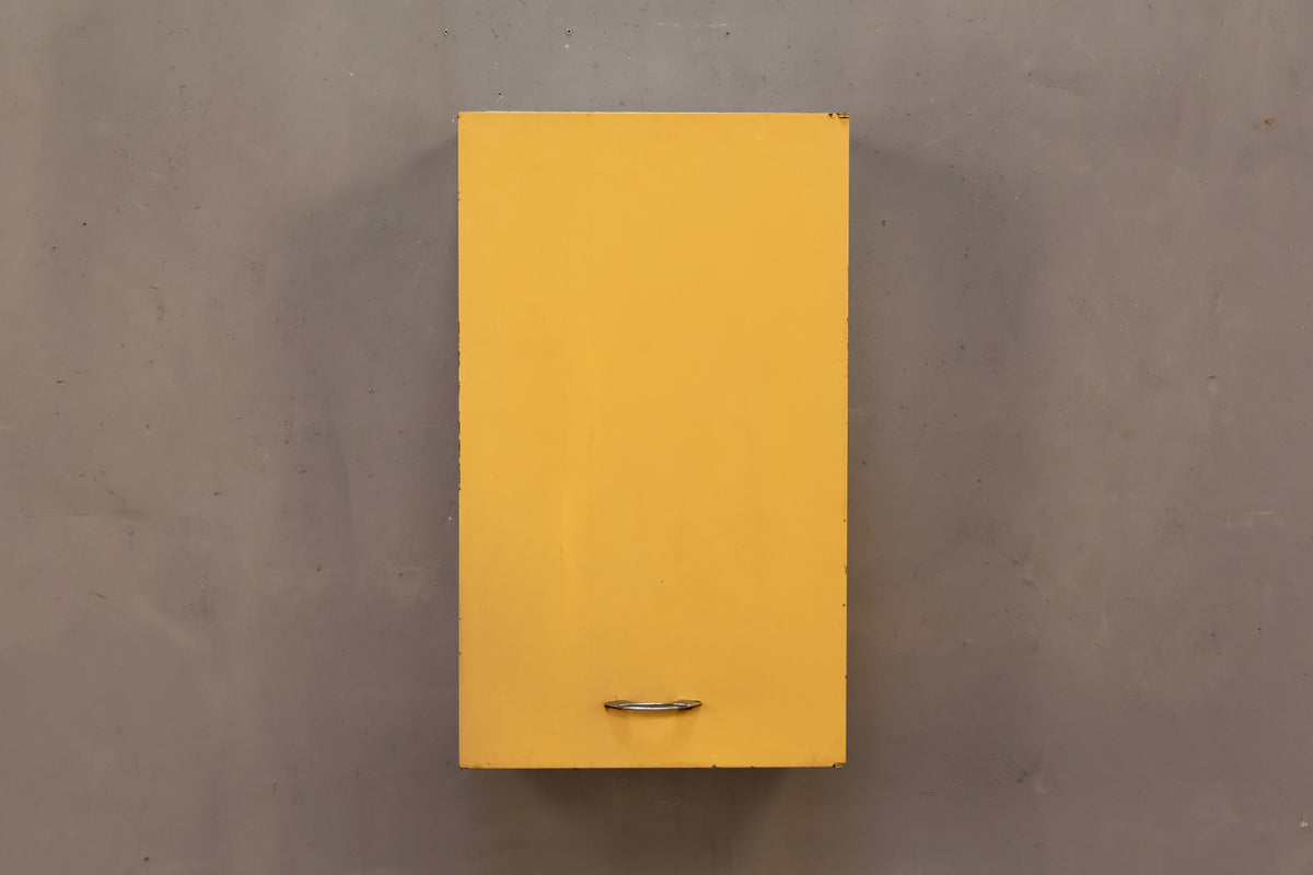 Lemon Metal Floating Cabinet