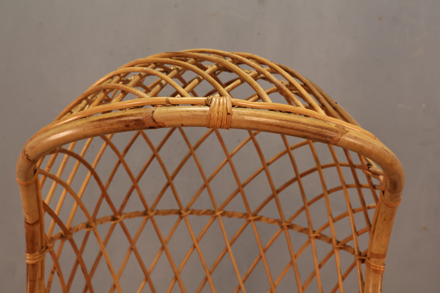 Tall Rattan & Wicker Porter's Chair - ONLINE ONLY
