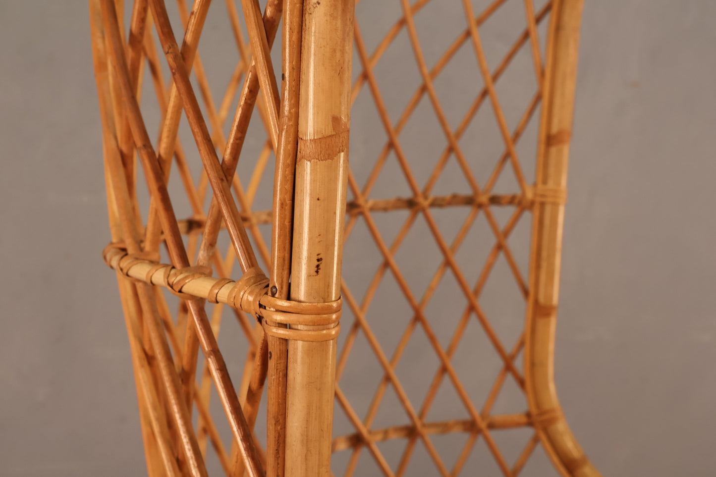 Tall Rattan & Wicker Porter's Chair - ONLINE ONLY