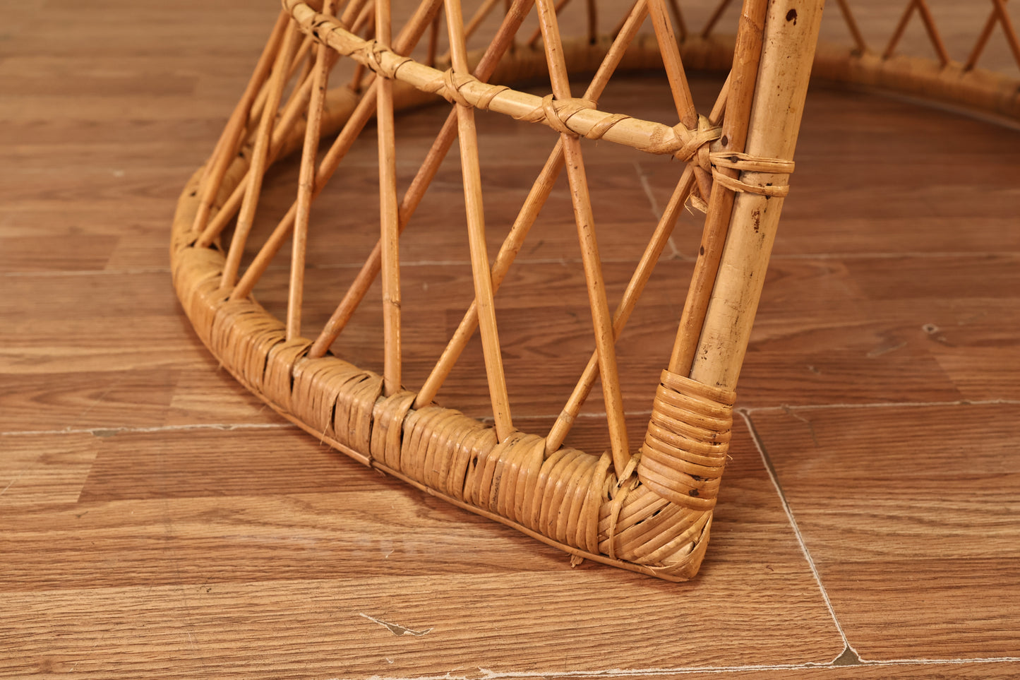 Tall Rattan & Wicker Porter's Chair - ONLINE ONLY