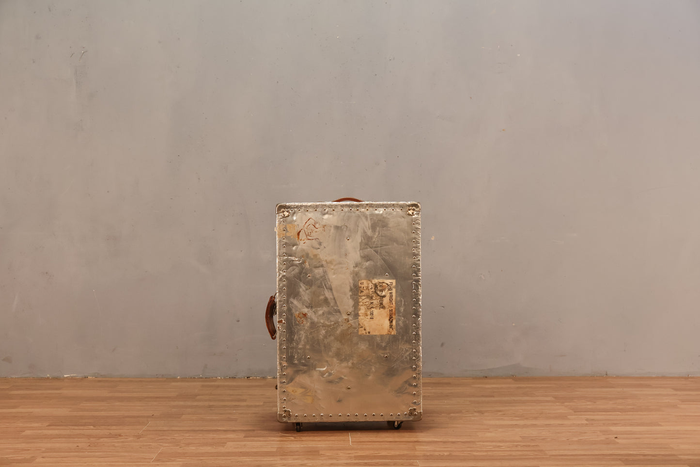 Fenn Wright Manson Aluminum Steamer Trunk - ONLINE ONLY