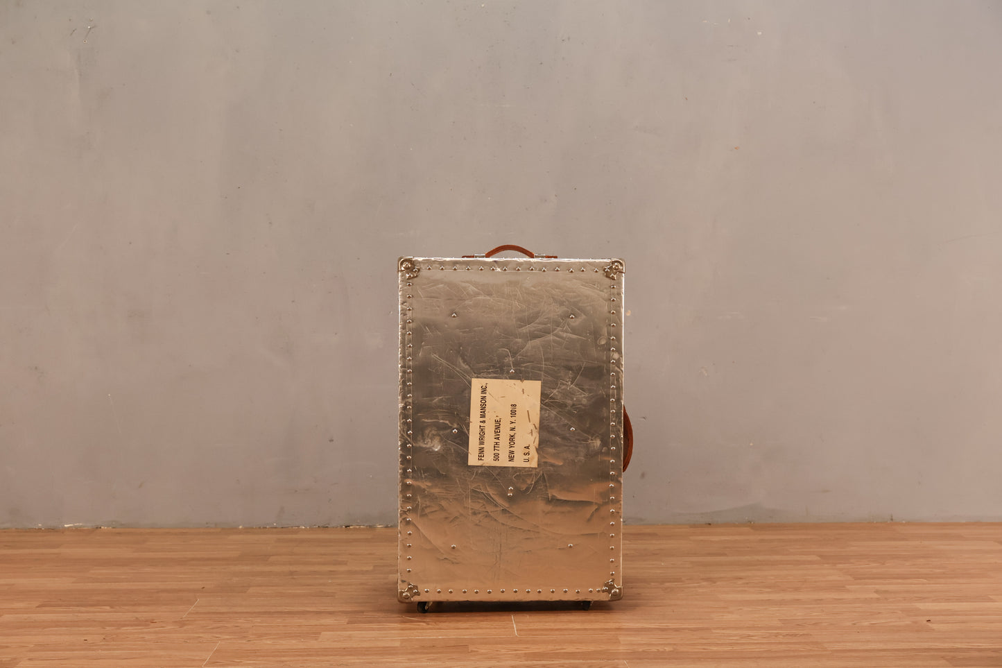 Fenn Wright Manson Aluminum Steamer Trunk - ONLINE ONLY