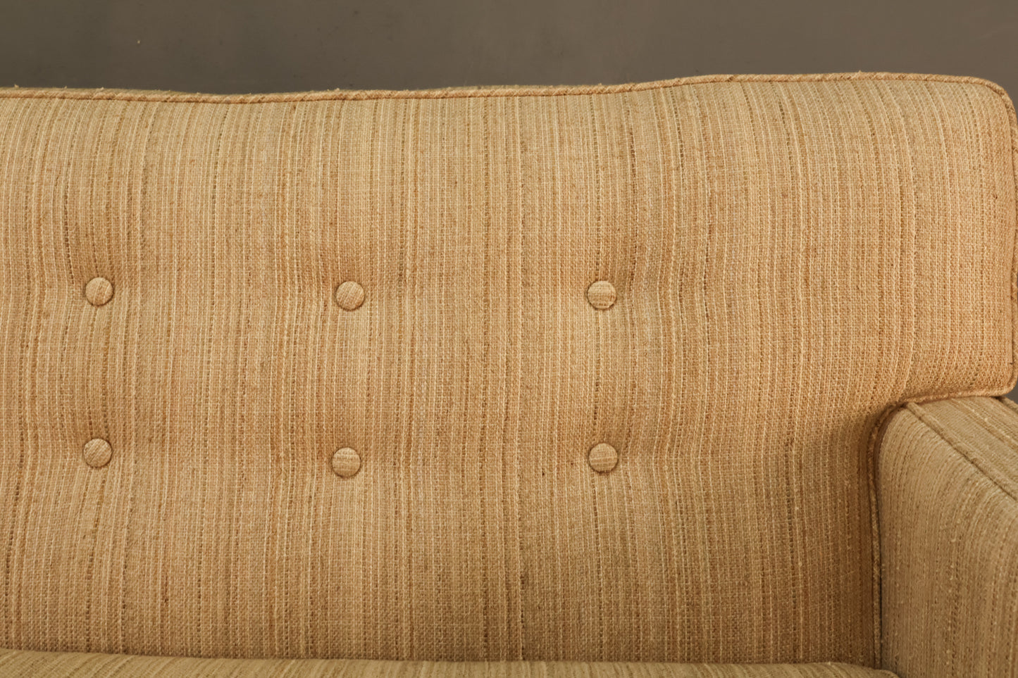 Oatmeal Tufted Sofa - ONLINE ONLY
