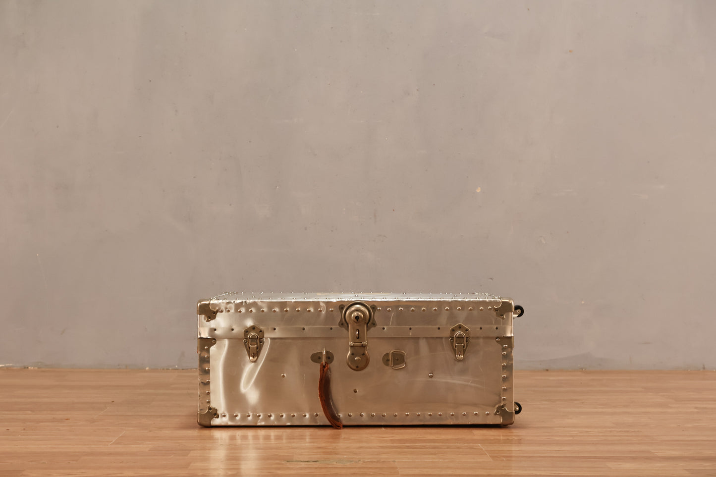 Fenn Wright Manson Aluminum Steamer Trunk - ONLINE ONLY