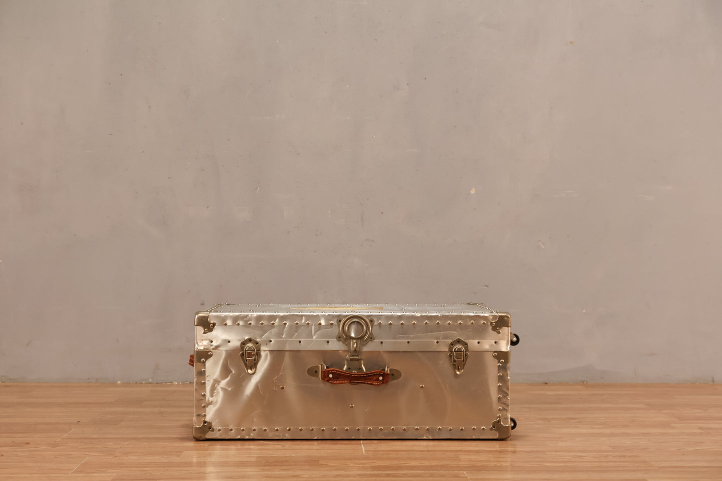 Fenn Wright Manson Aluminum Steamer Trunk - ONLINE ONLY