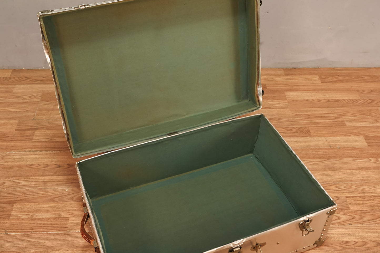 Fenn Wright Manson Aluminum Steamer Trunk - ONLINE ONLY