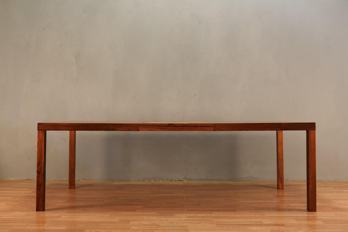 Dyrlund Danish Mixed-Wood Dining Table with Leaf