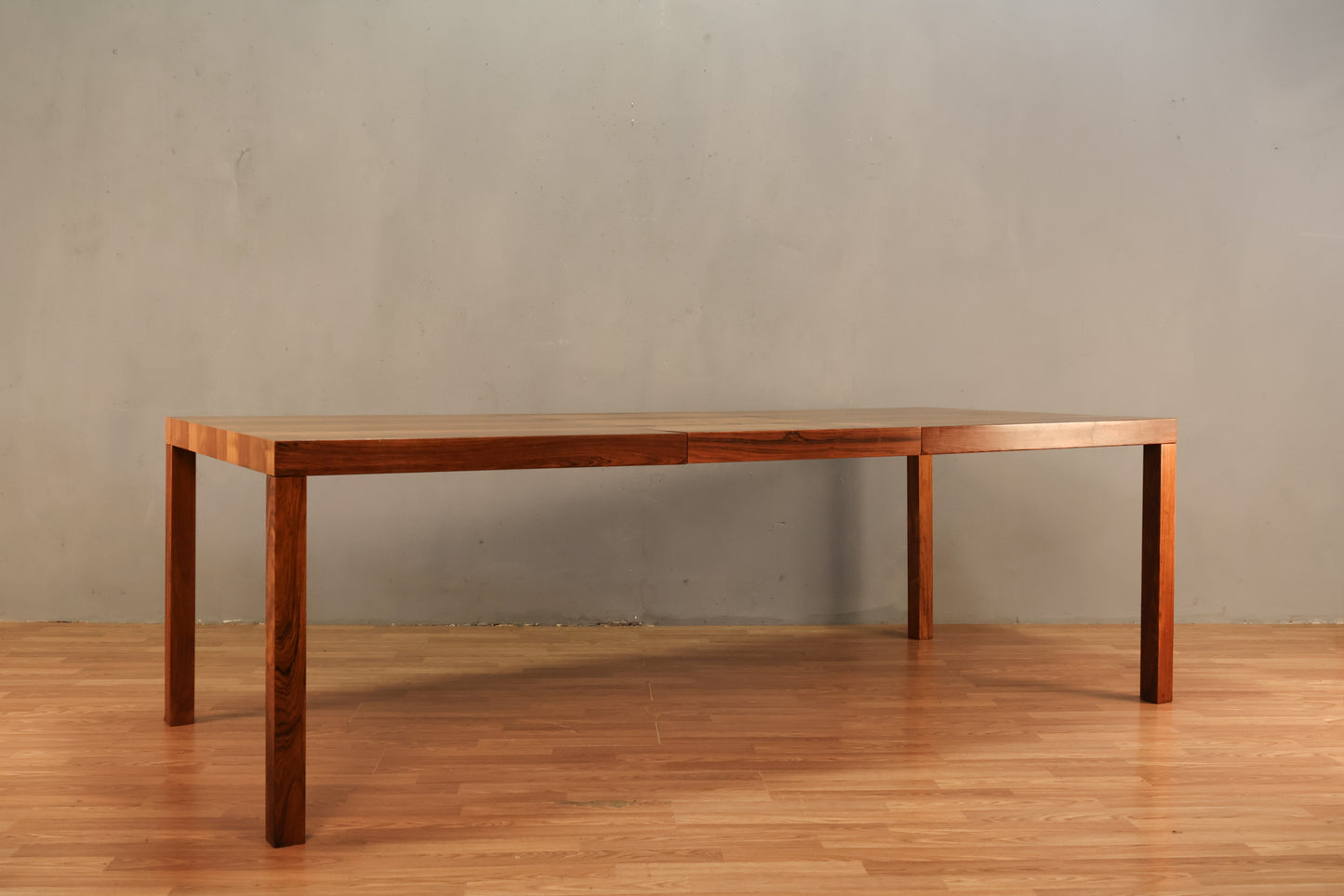 Dyrlund Danish Mixed-Wood Dining Table with Leaf