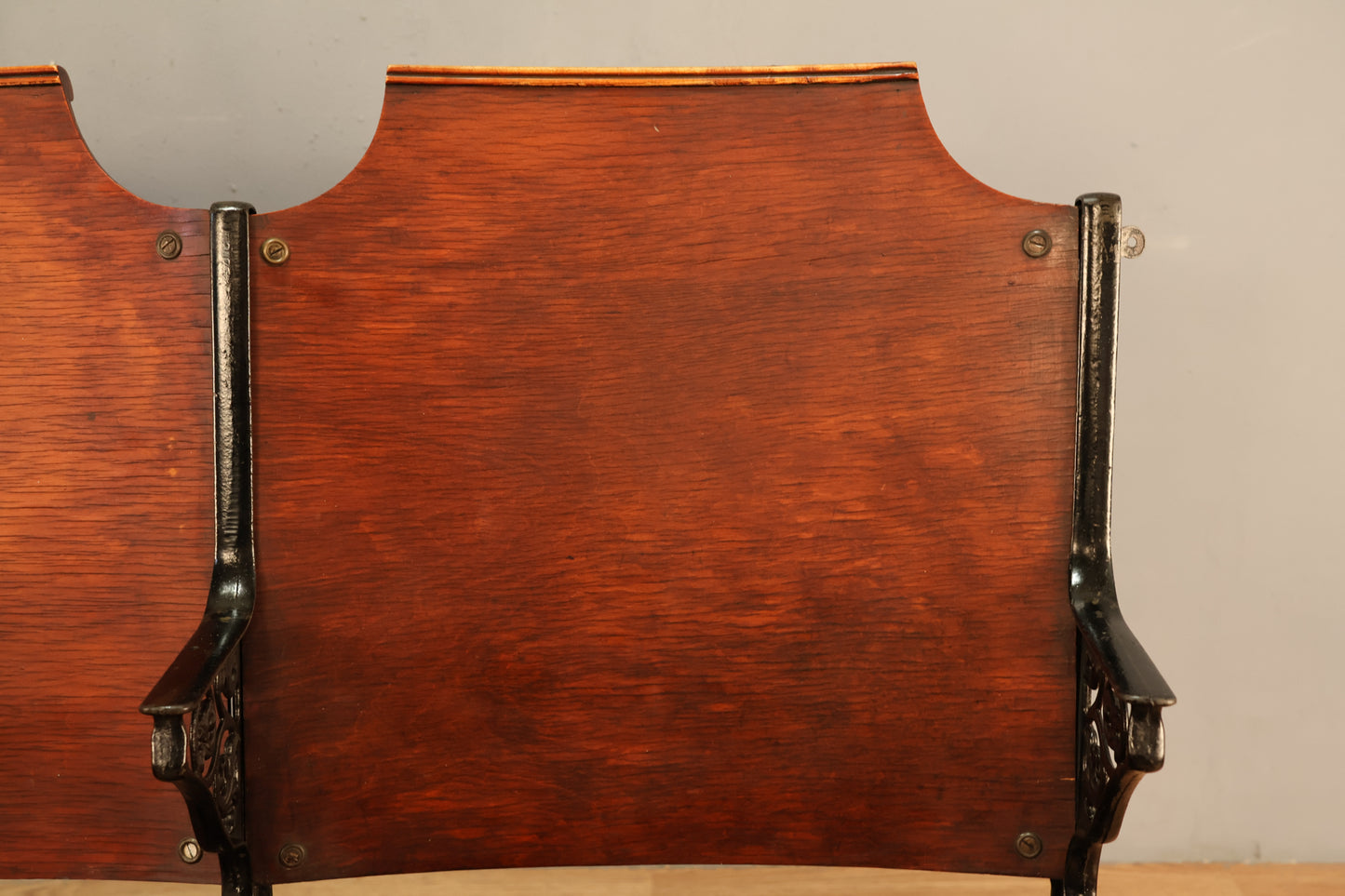 Antique 3-Seat Theater Bench - ONLINE ONLY