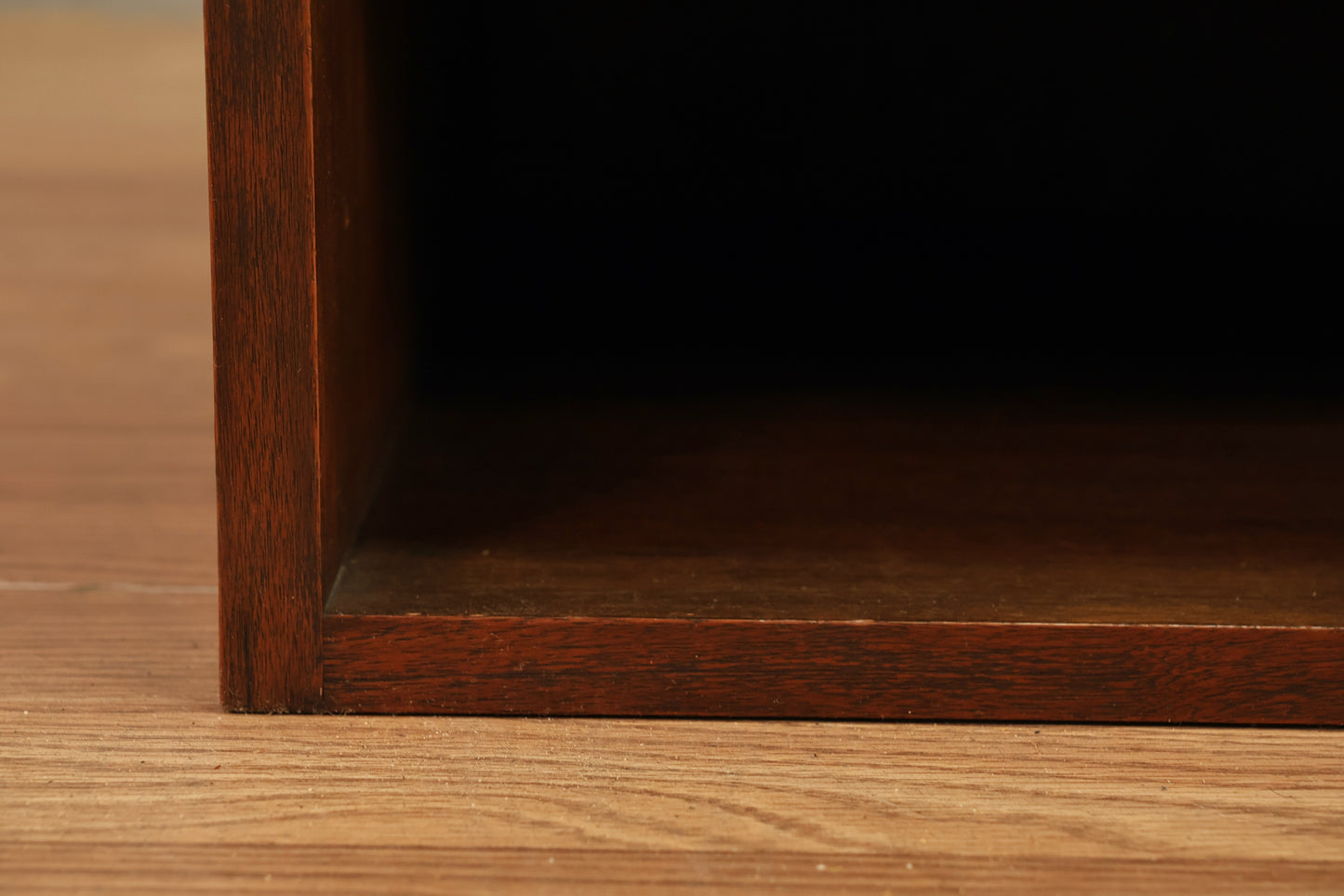 Simple Dark Divided Shelf