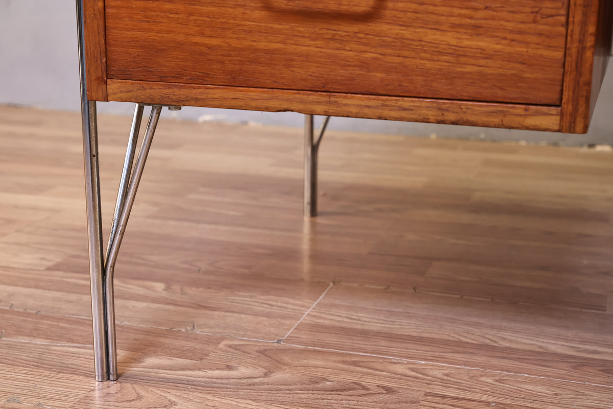 1960s Danish Teak 5-Drawer Executive Desk - ONLINE ONLY