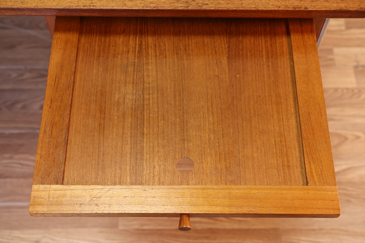 1960s Danish Teak 5-Drawer Executive Desk - ONLINE ONLY