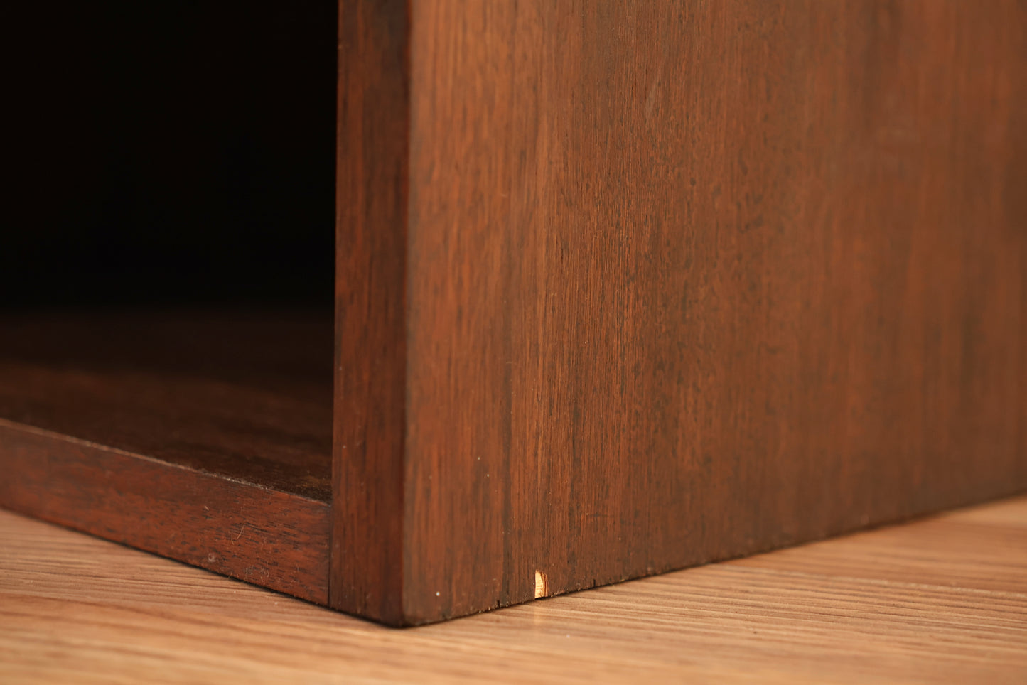 Simple Dark Divided Shelf