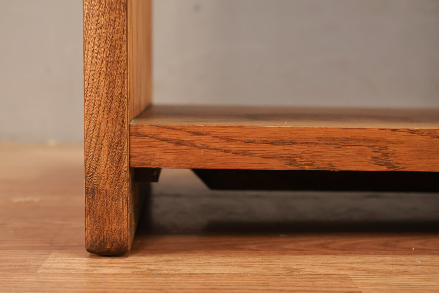 Lane Oak Parquet Console Table