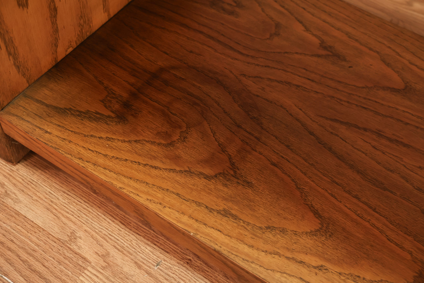 Lane Oak Parquet Console Table