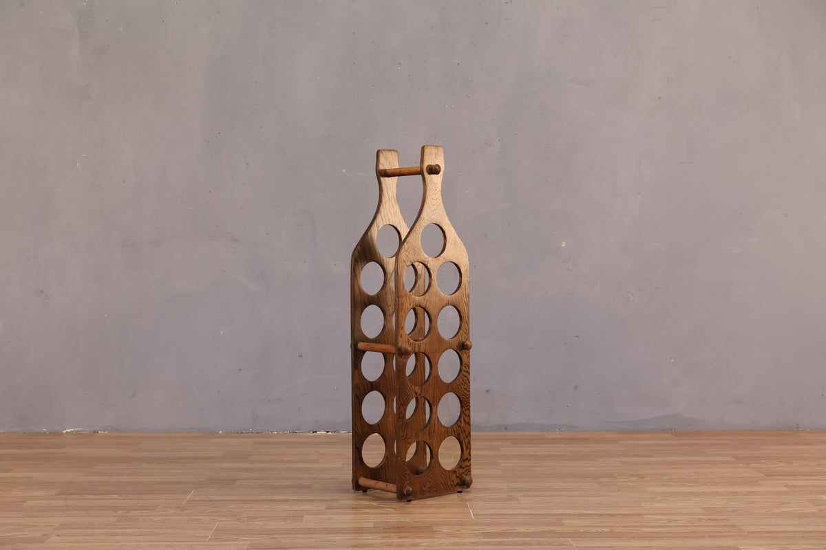 Bottle-Shaped Wine Rack