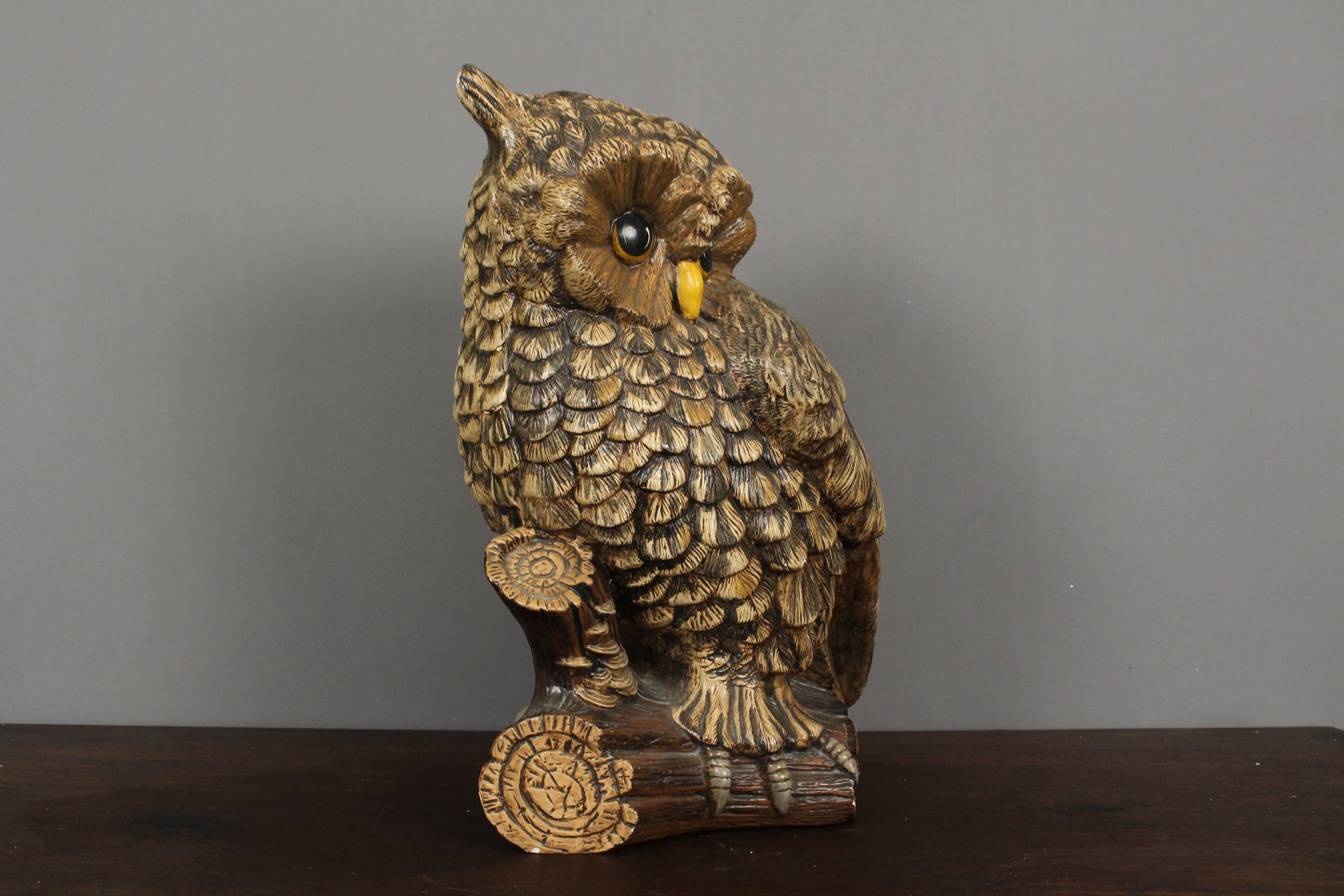 Large Ceramic Owl Statue