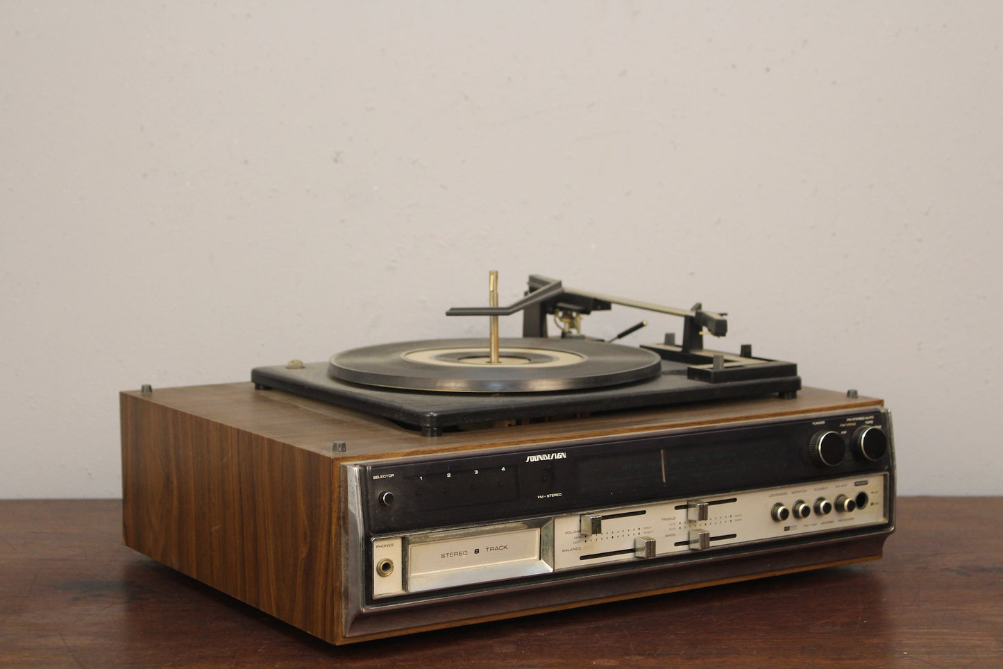 1970s Sound Design Stereo Turntable