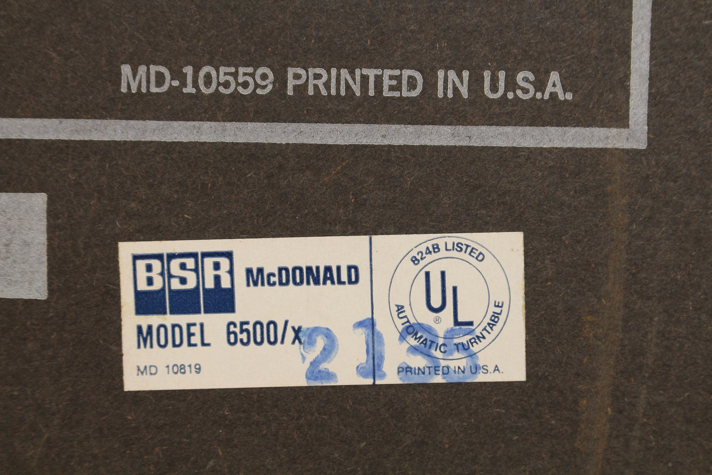 1970s BSR McDonald Turntable