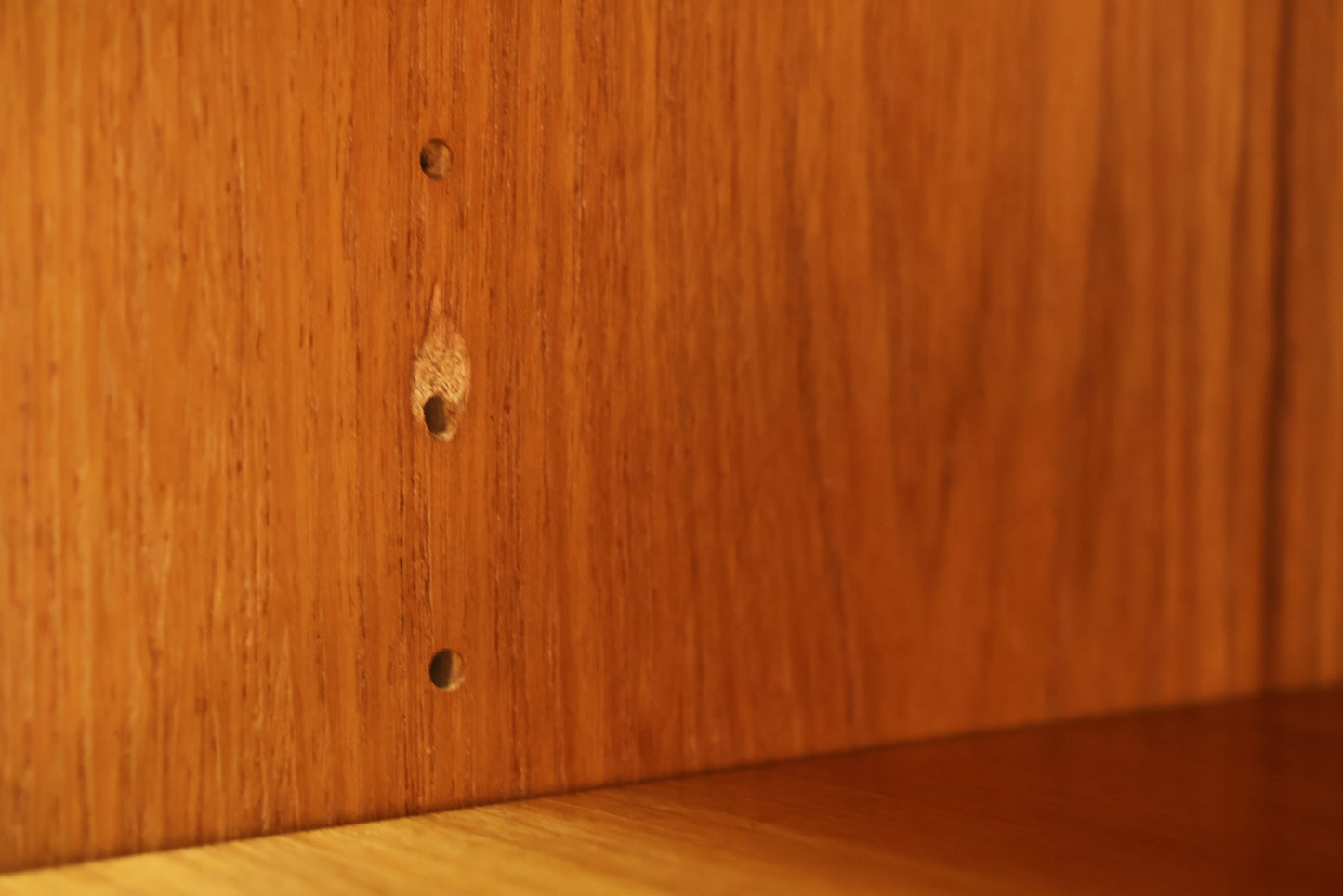 Large Teak 7-Tier Bookshelf