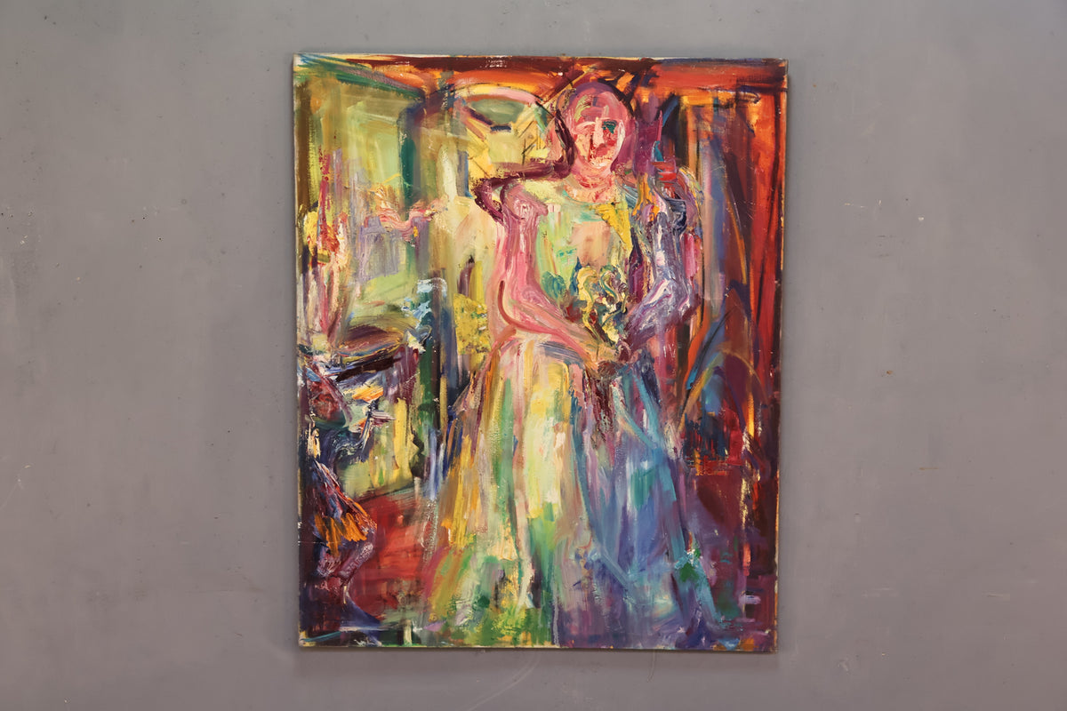 Large "Bold Bride" Abstract Painting