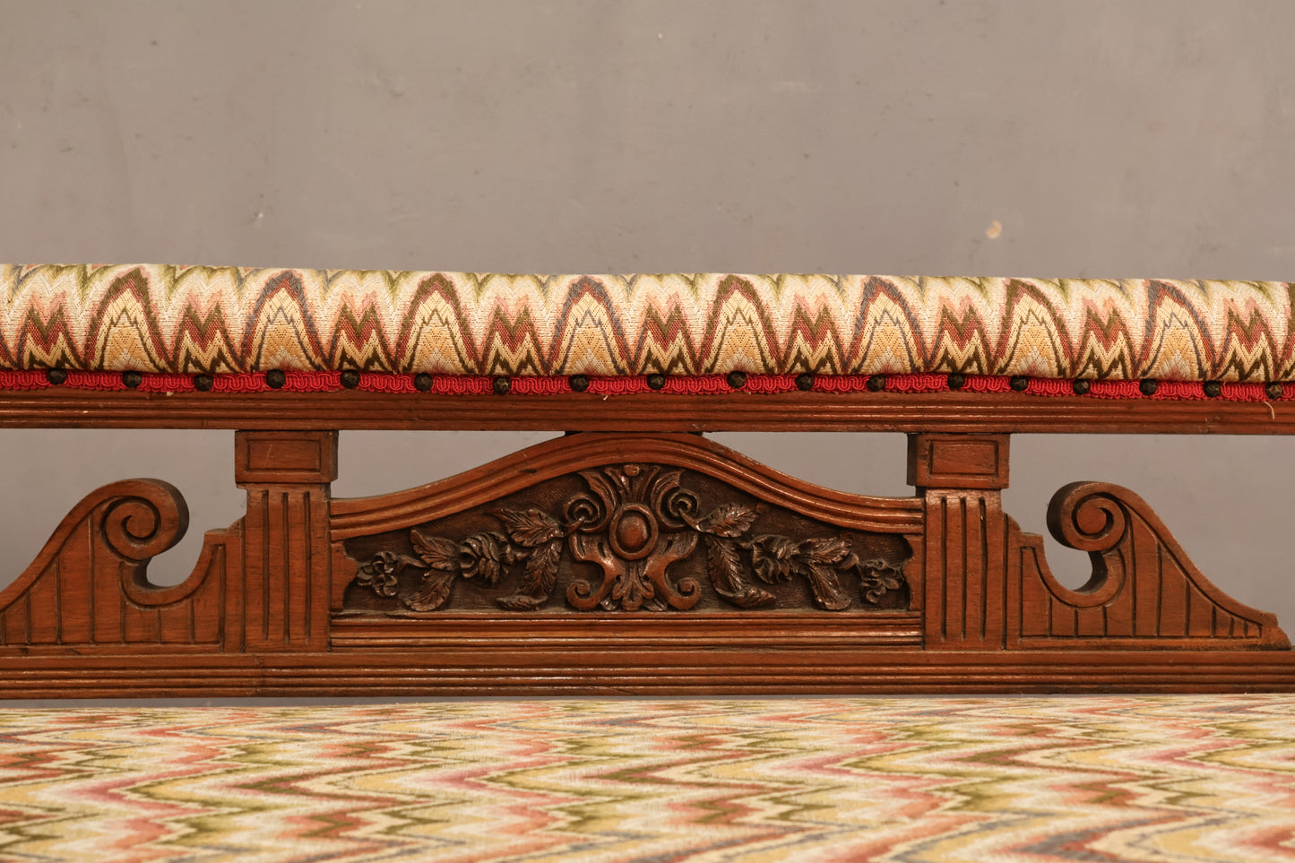 Victorian Eastlake Ikat Chaise Lounge - ONLINE ONLY
