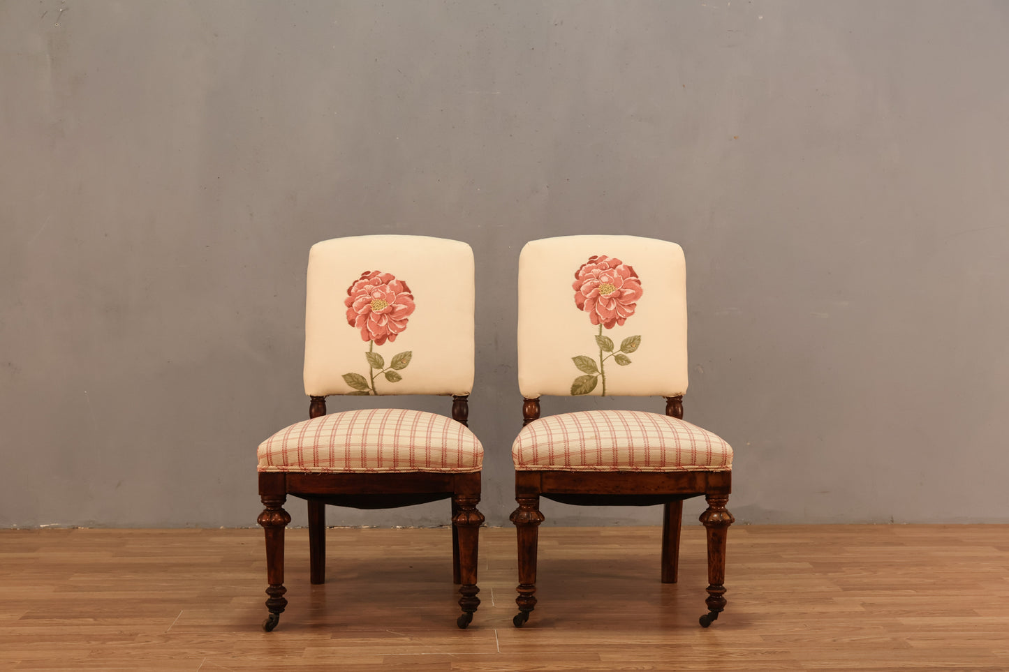 Antique Floral Side Chair - ONLINE ONLY
