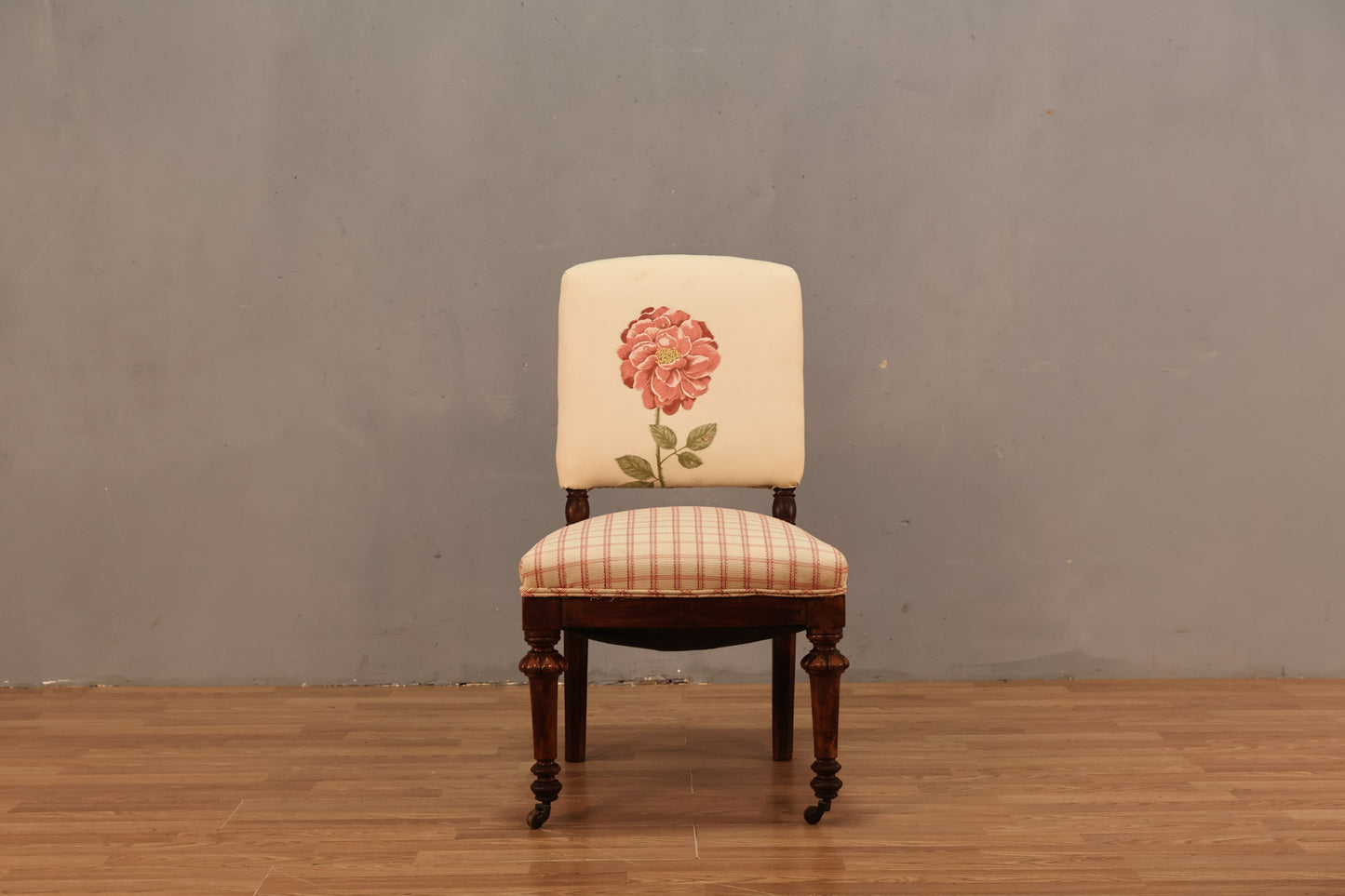 Antique Floral Side Chair - ONLINE ONLY