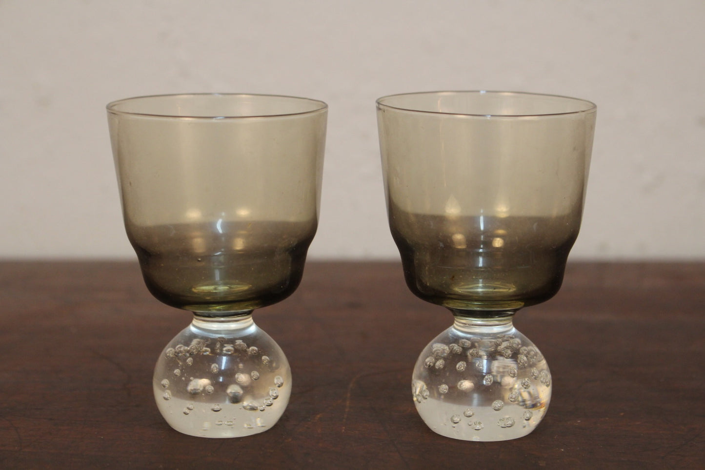 Set of 6 Small Serax "Eternal Snow" Stem Glasses