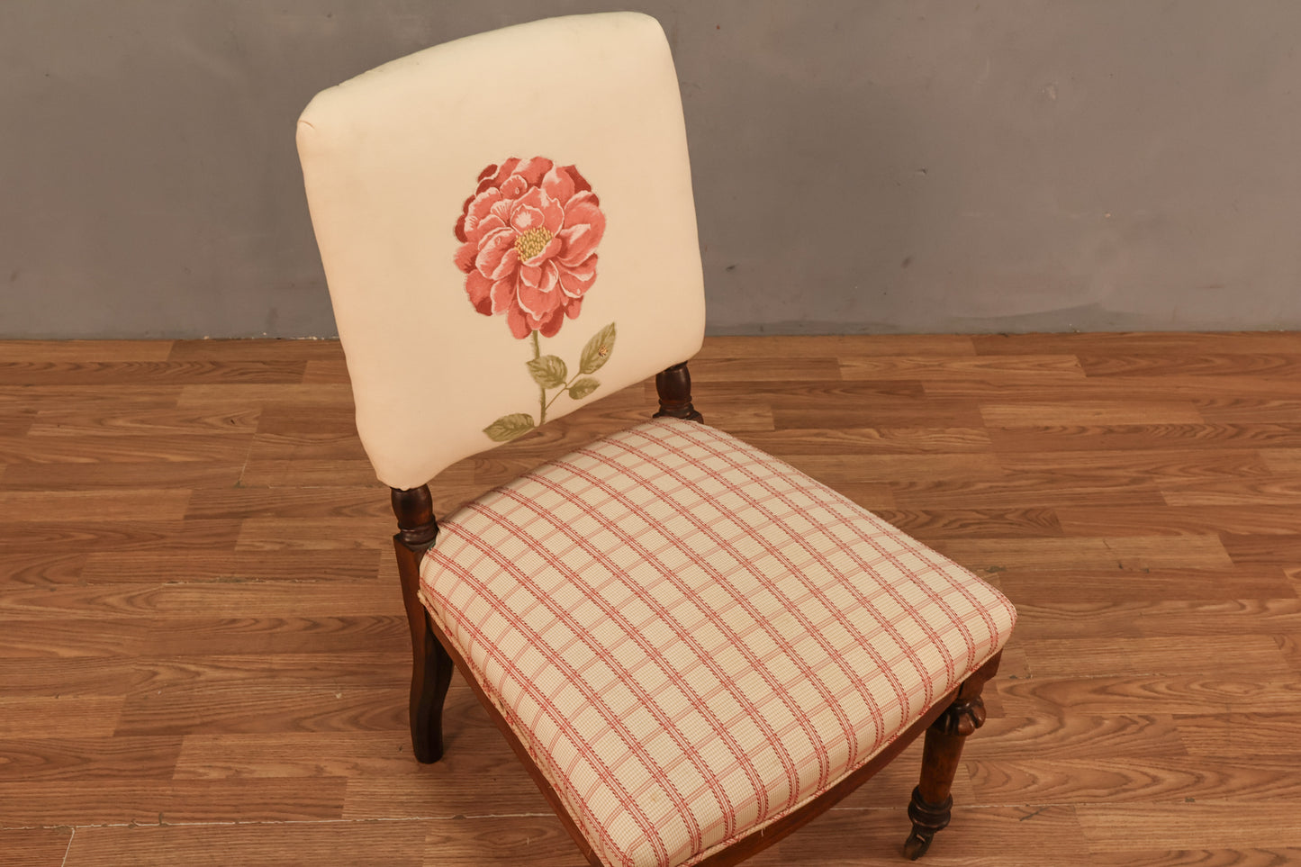 Antique Floral Side Chair - ONLINE ONLY