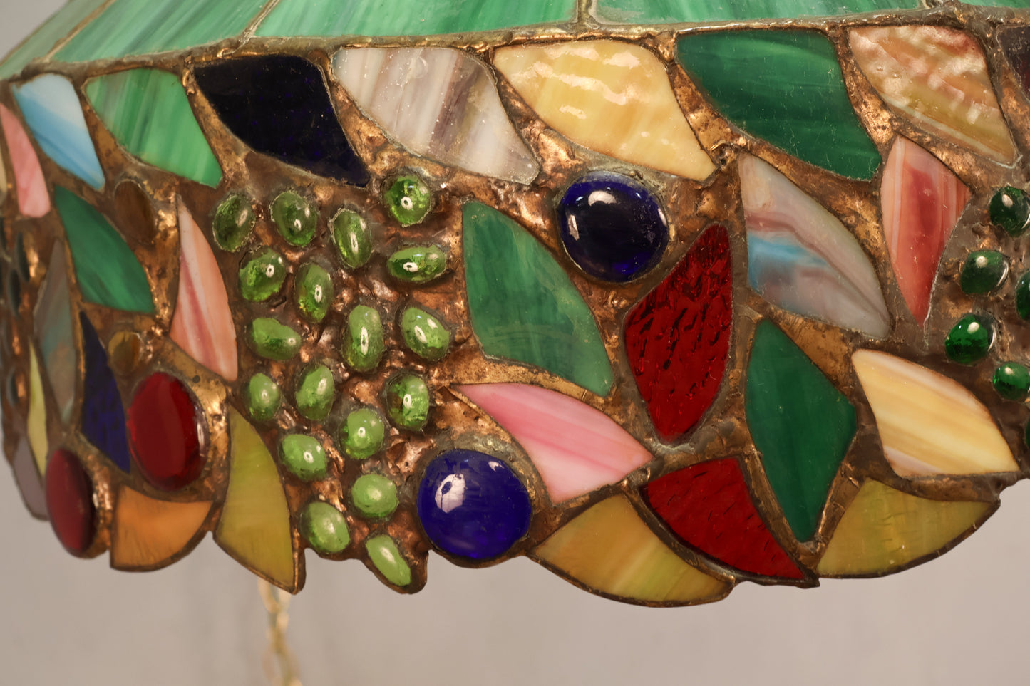 Tutti Frutti Stained Glass Swag Lamp