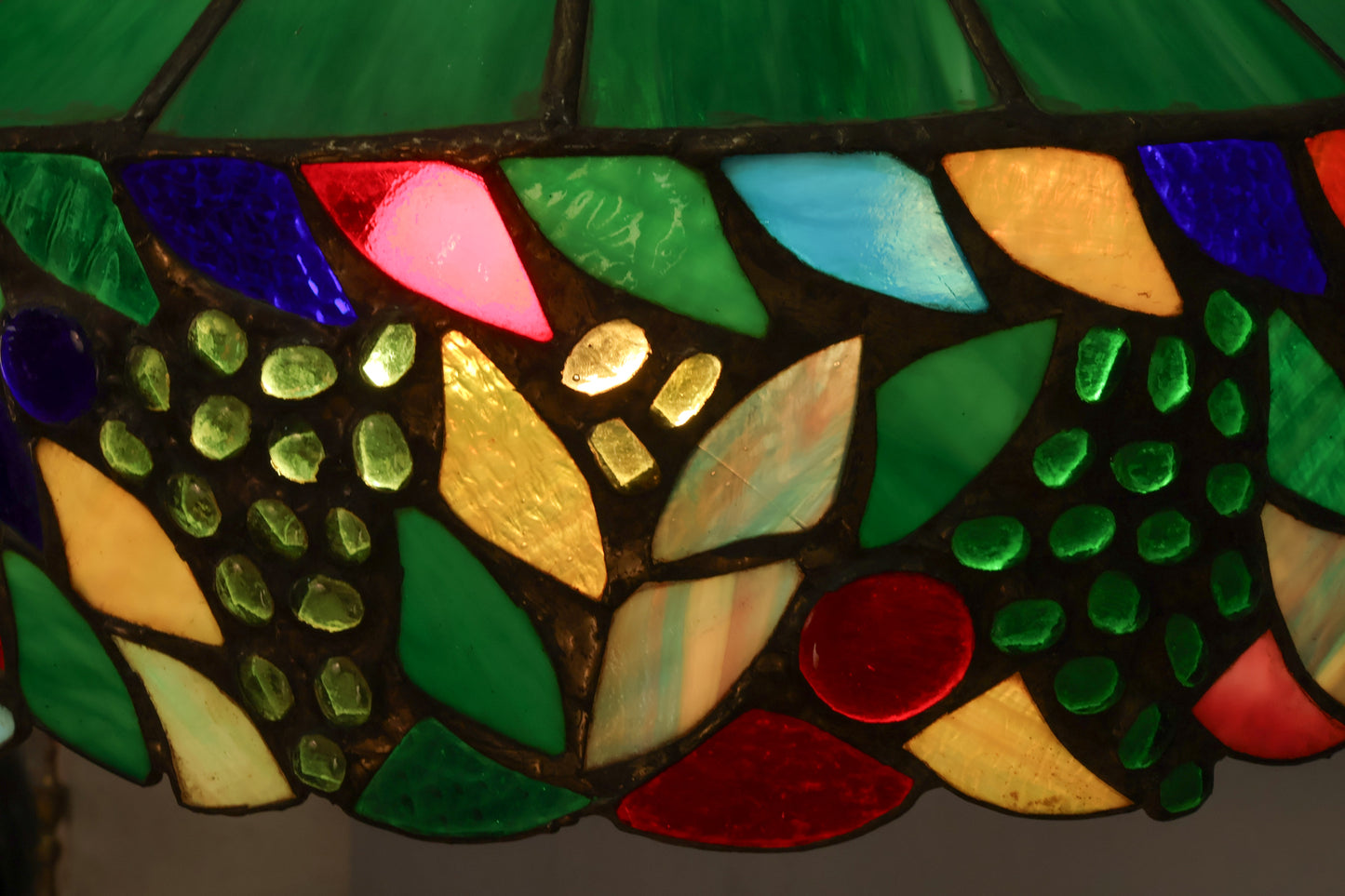 Tutti Frutti Stained Glass Swag Lamp