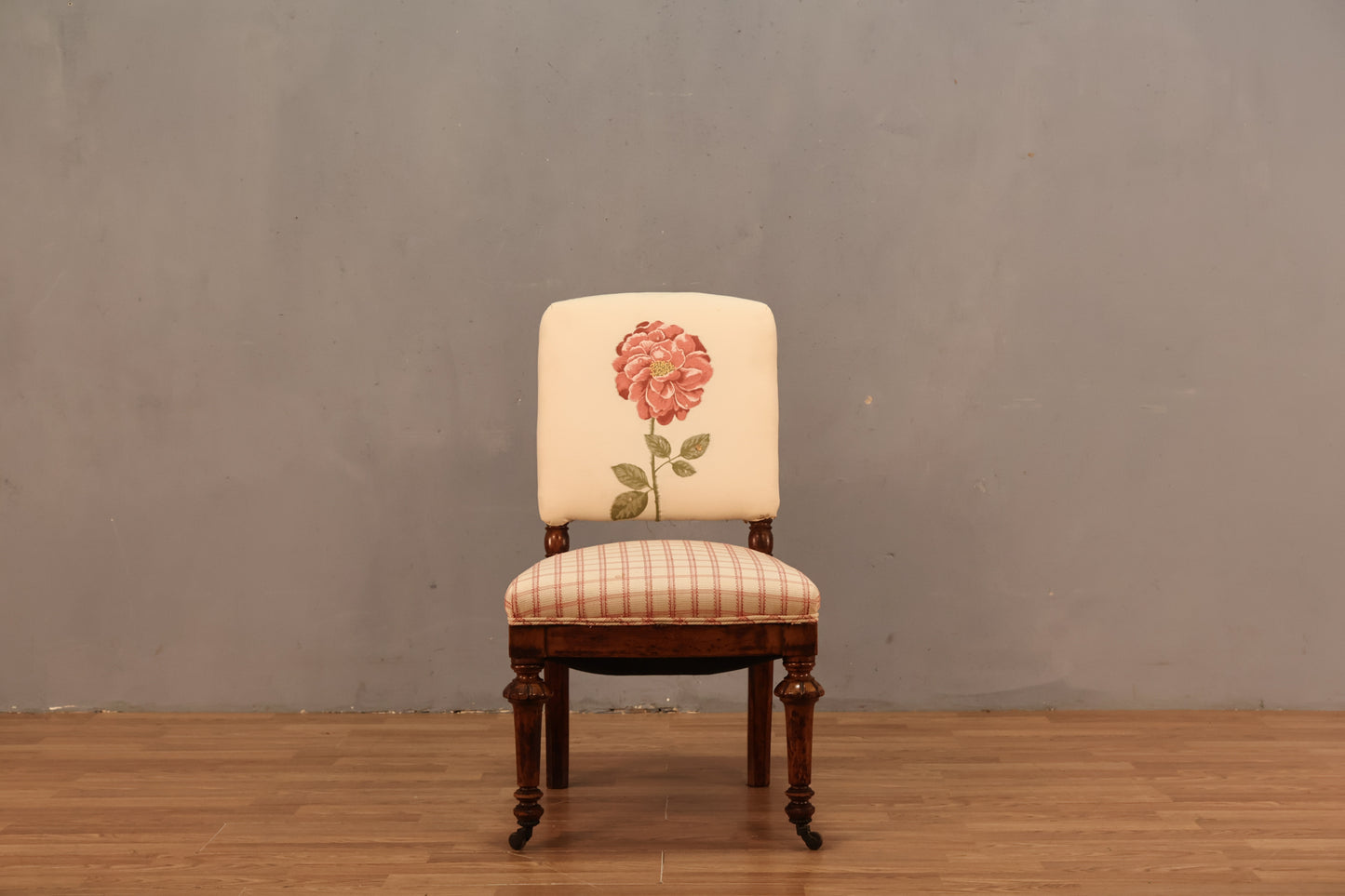 Antique Floral Side Chair - ONLINE ONLY