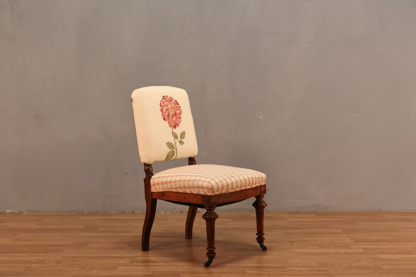 Antique Floral Side Chair - ONLINE ONLY