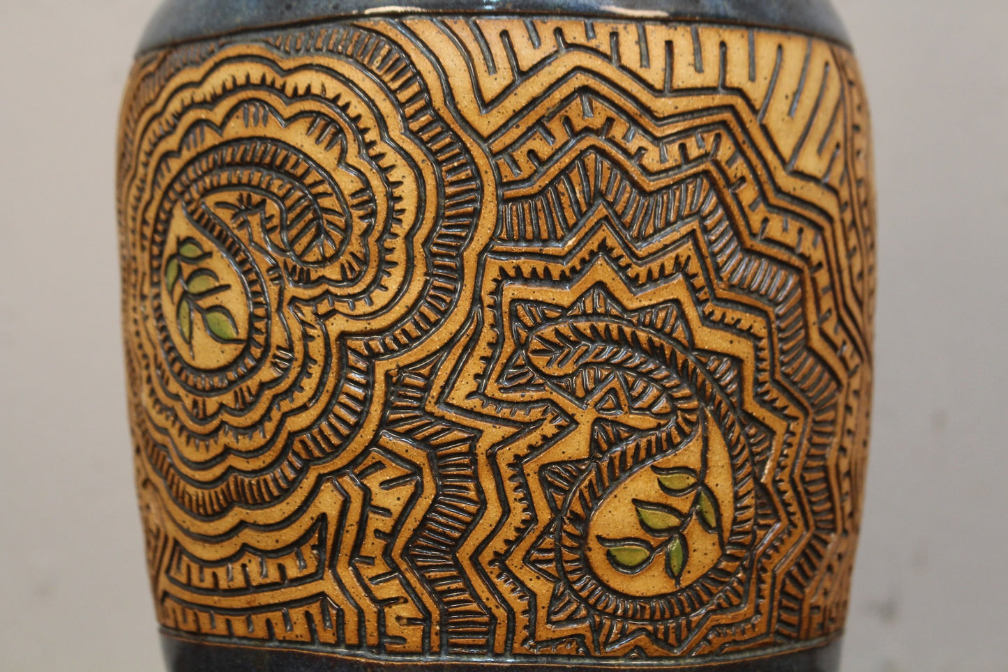 Pair of Paisley Ceramic Table Lamps