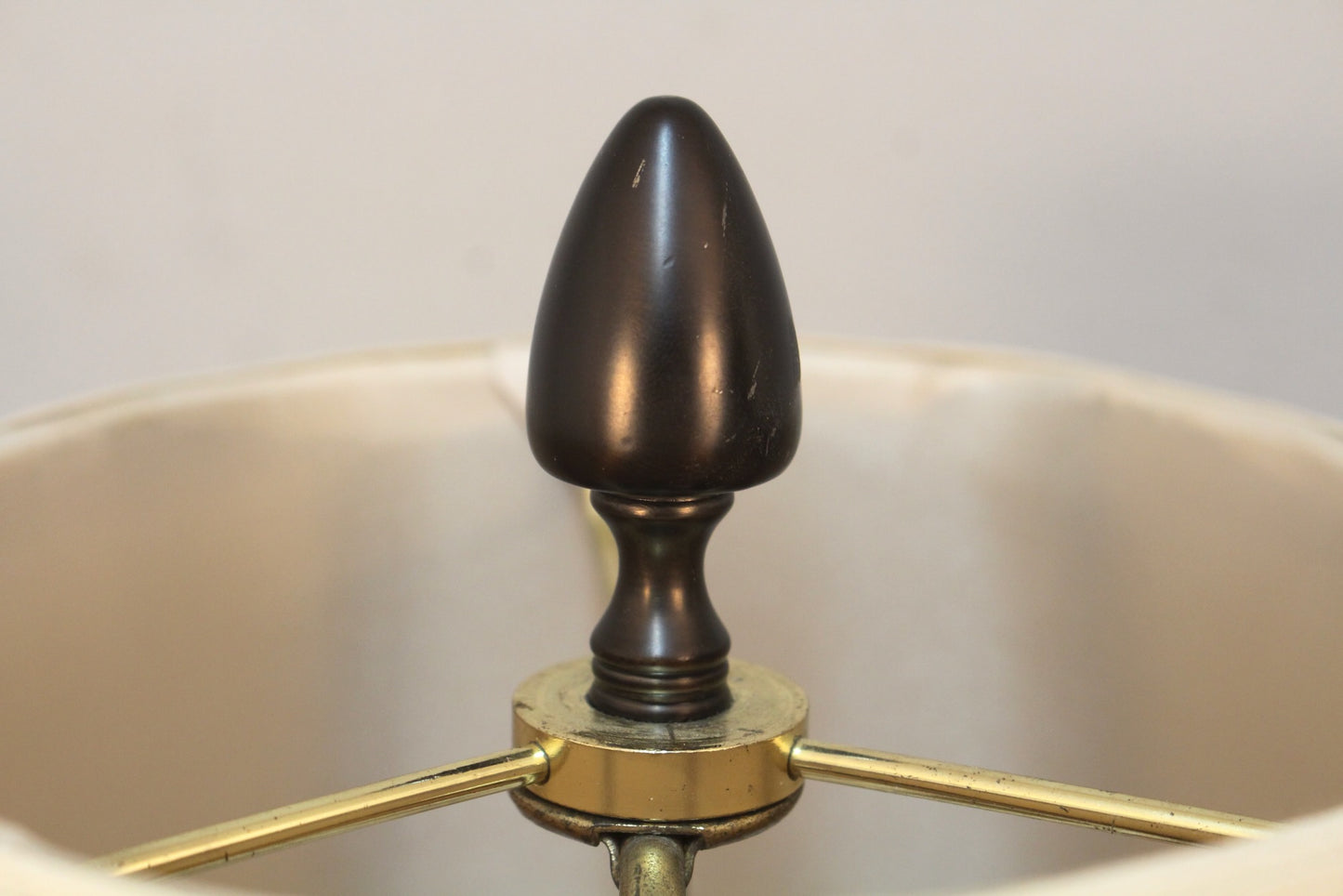 Wooden Spool Table Lamp