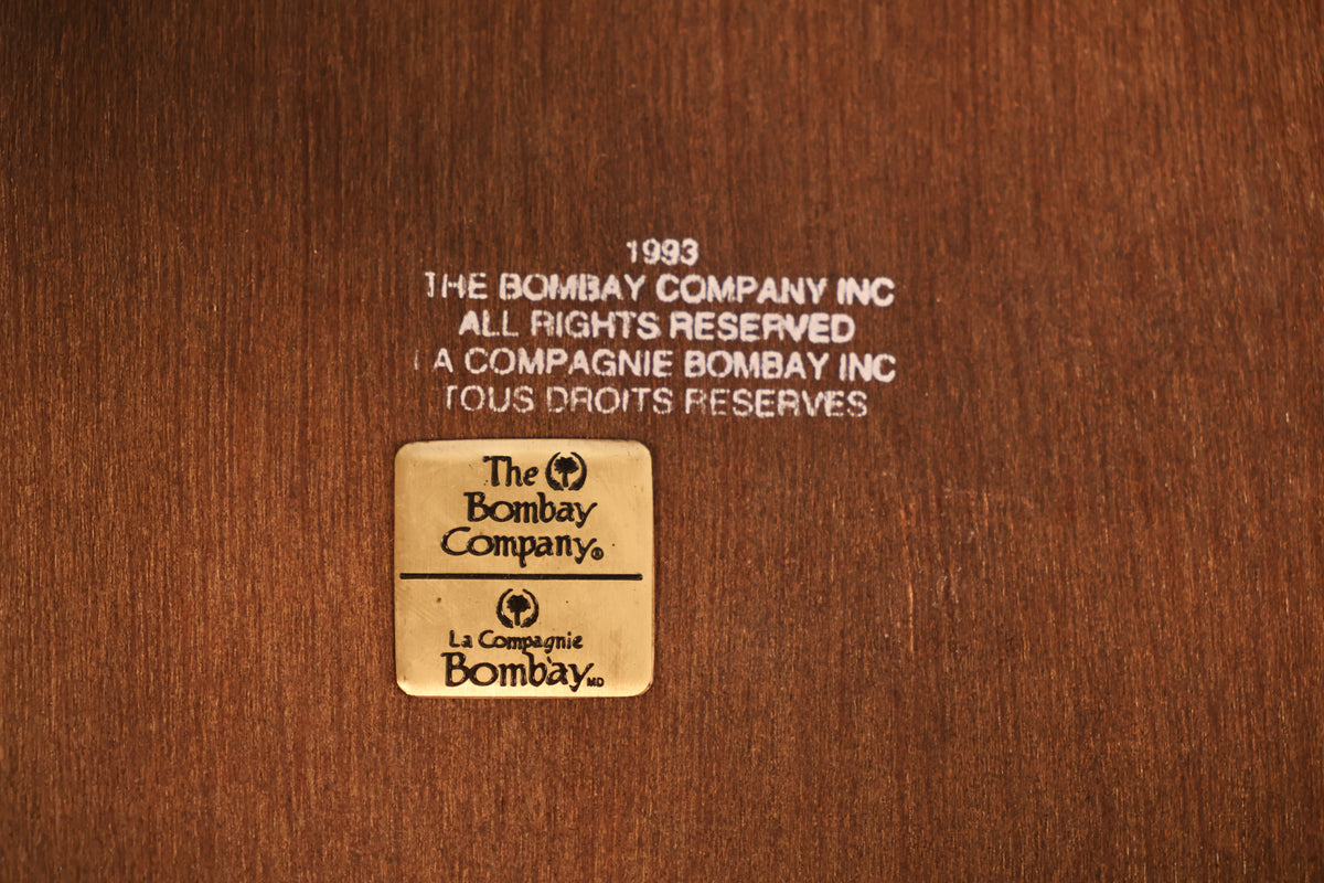 Bombay Pedestal Side Table