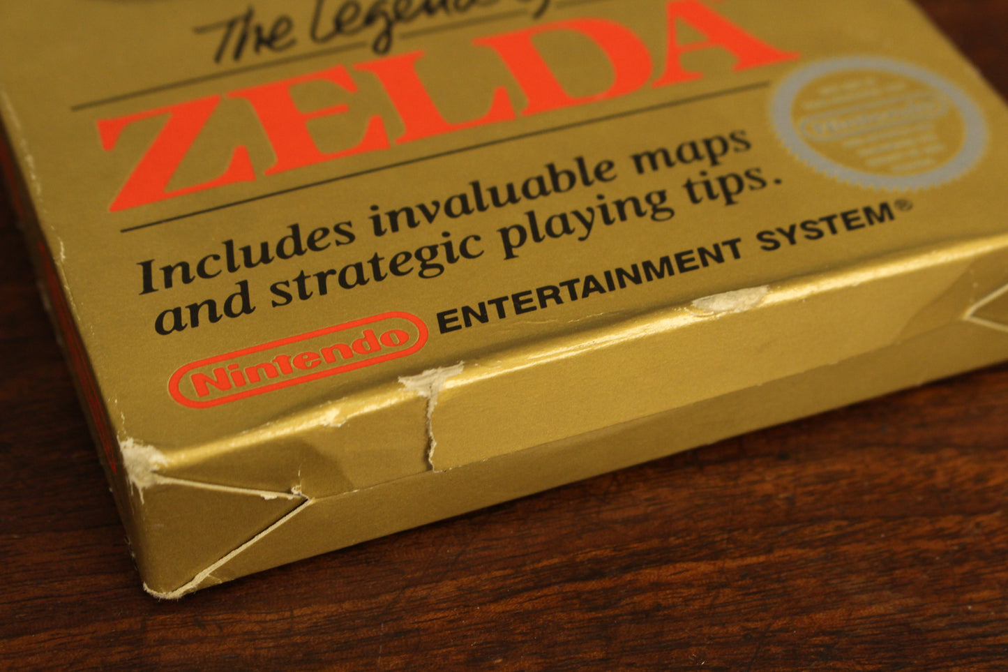 "Legend of Zelda" Gold Cartridge NES Game