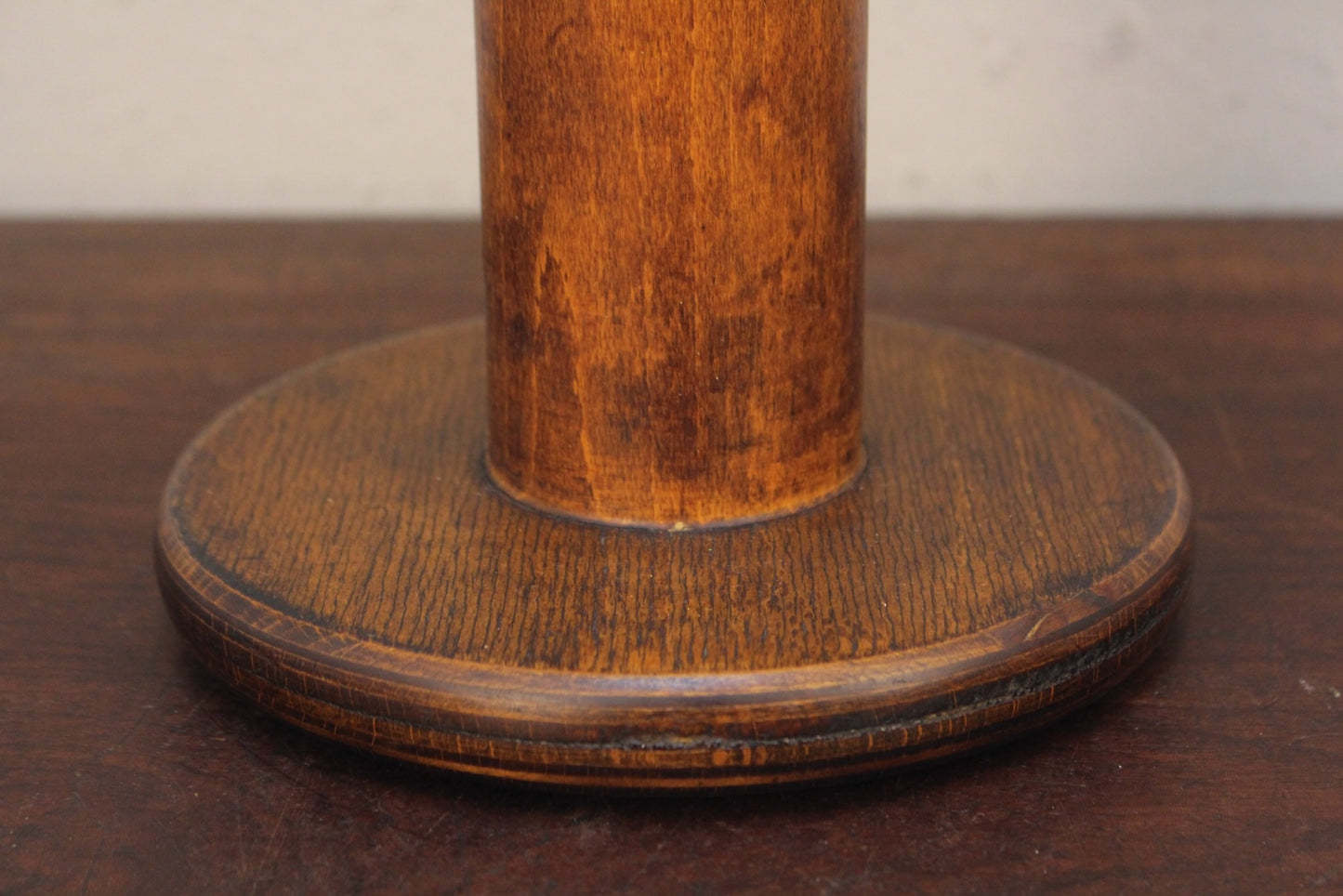 Wooden Spool Table Lamp