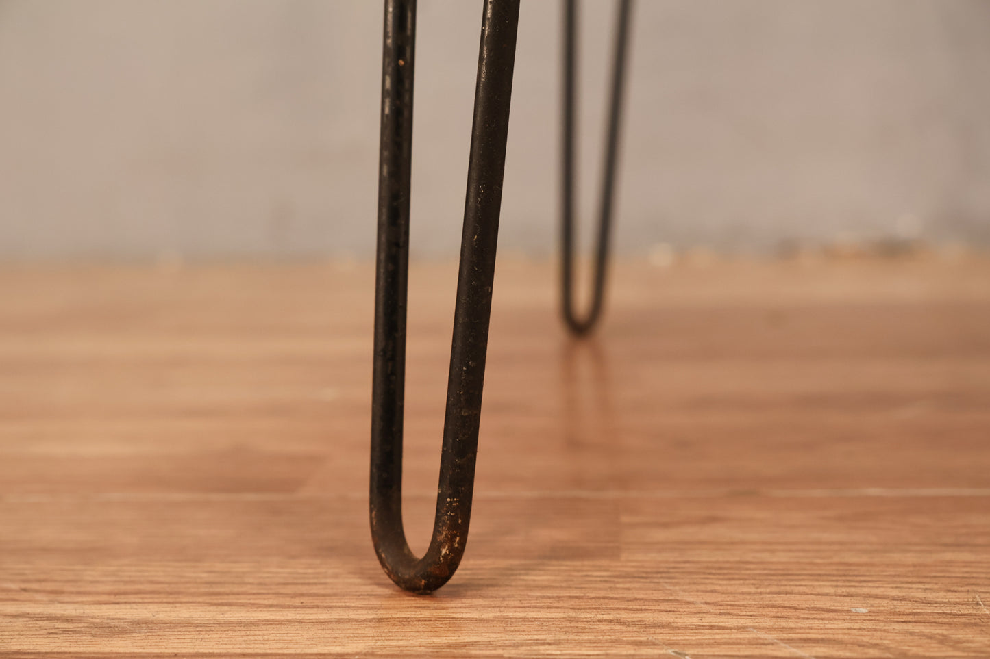 Atomic Iron & Laminate 2-Tier End Table - ONLINE ONLY
