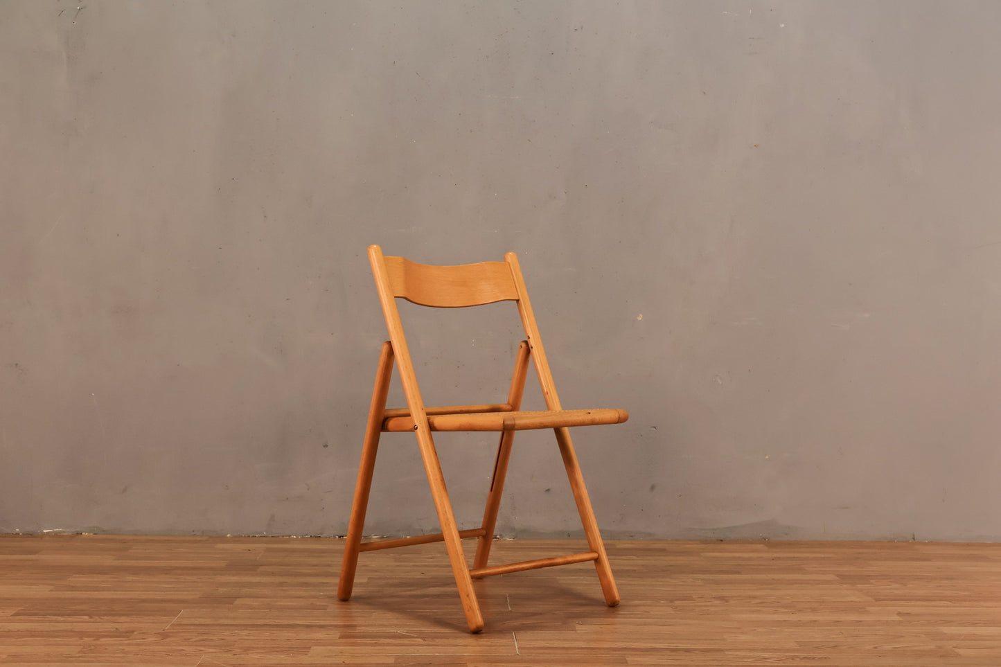 Beechwood & Cane Folding Chair - ONLINE ONLY