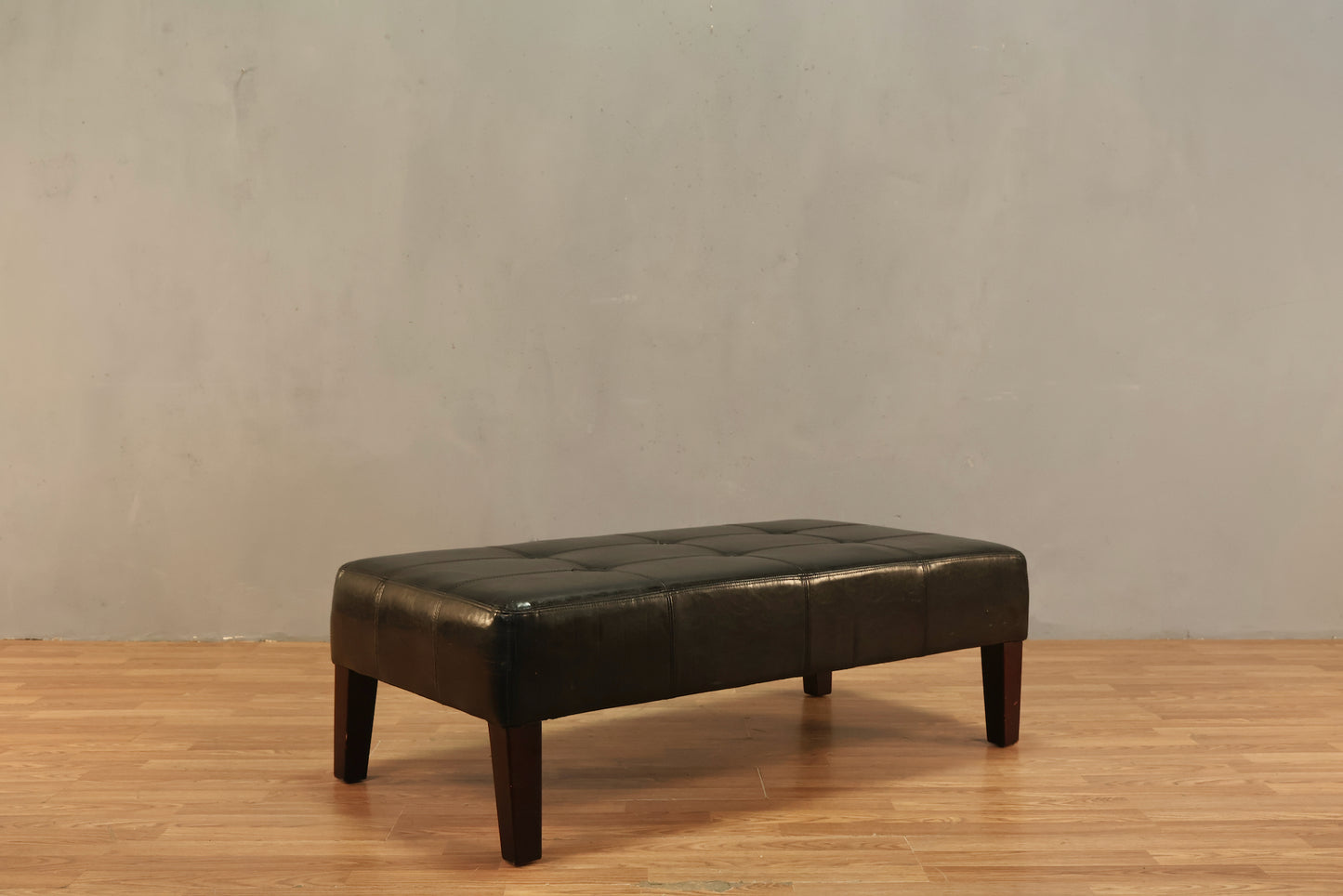 Modern Black Cocktail Ottoman - ONLINE ONLY
