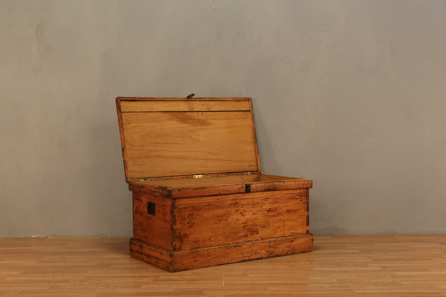 Antique Rustic Dovetailed Chest