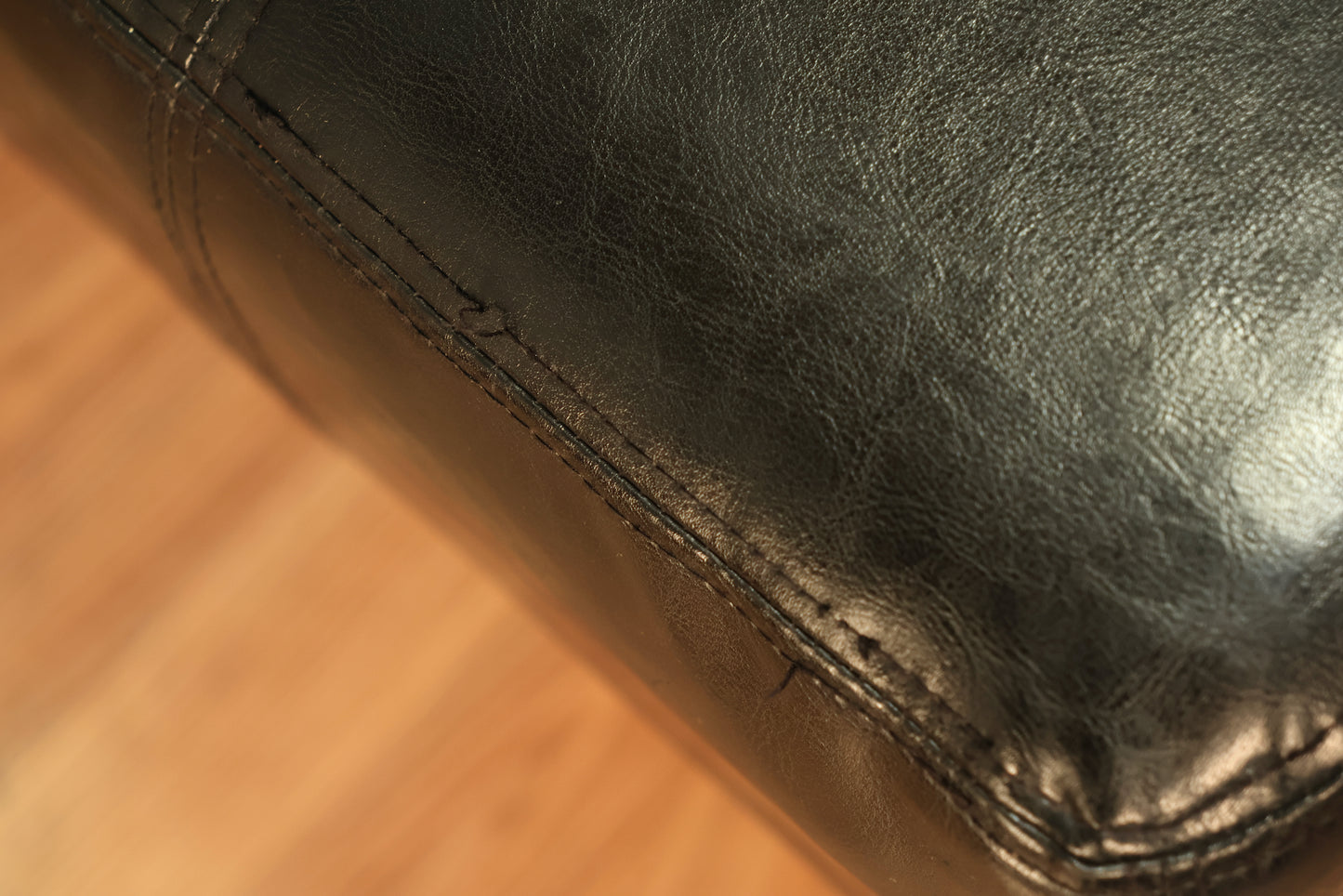 Modern Black Cocktail Ottoman - ONLINE ONLY