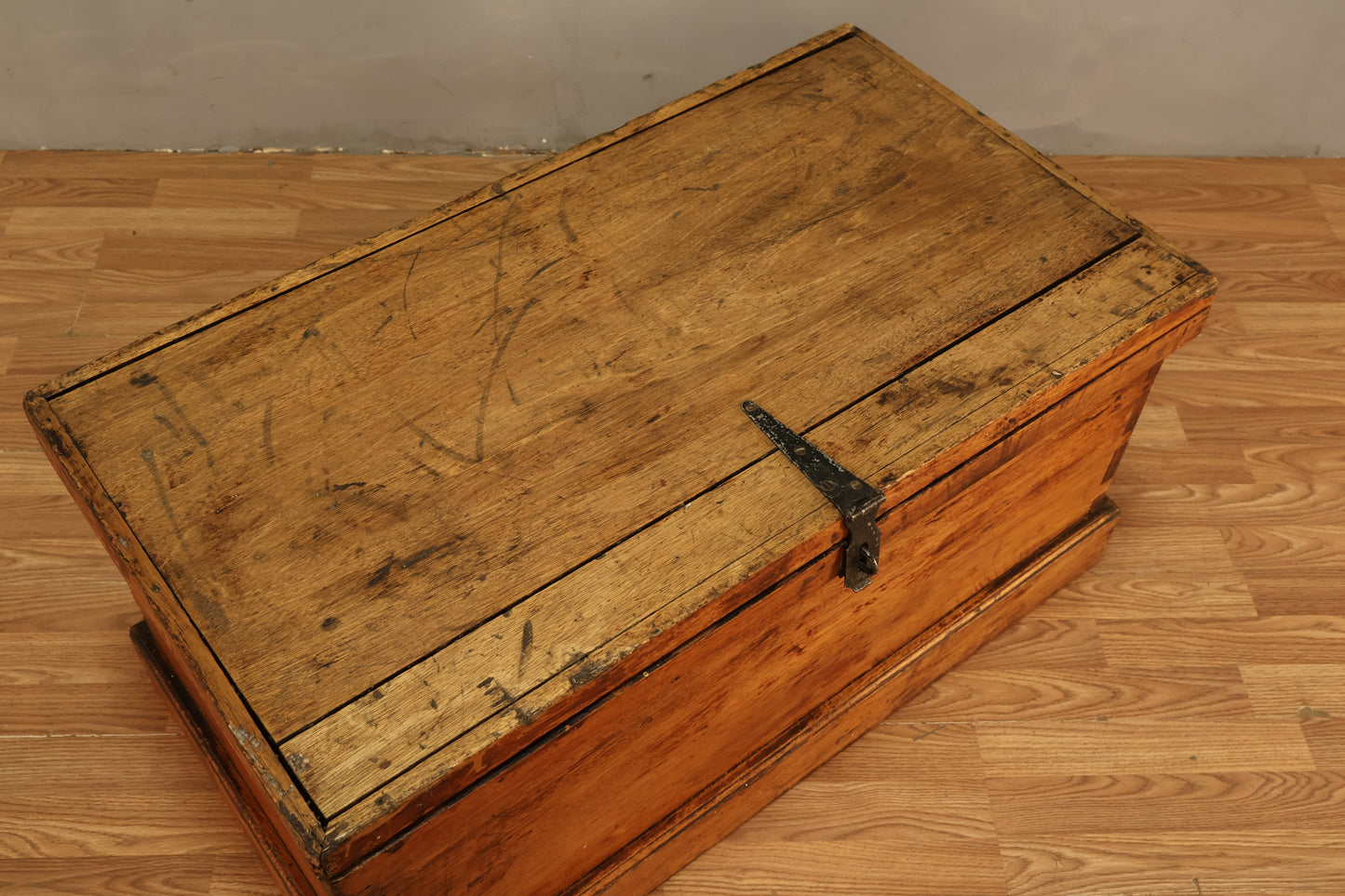 Antique Rustic Dovetailed Chest